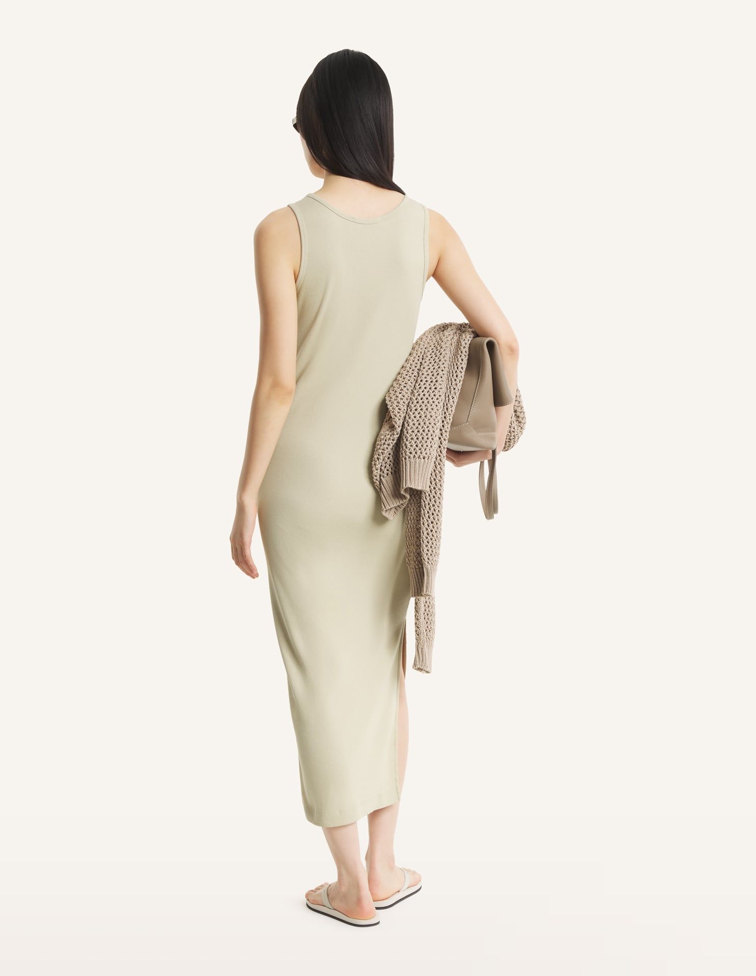 Maison Kitsuné - Đầm tank top nữ Natural Baby Fox dáng dài