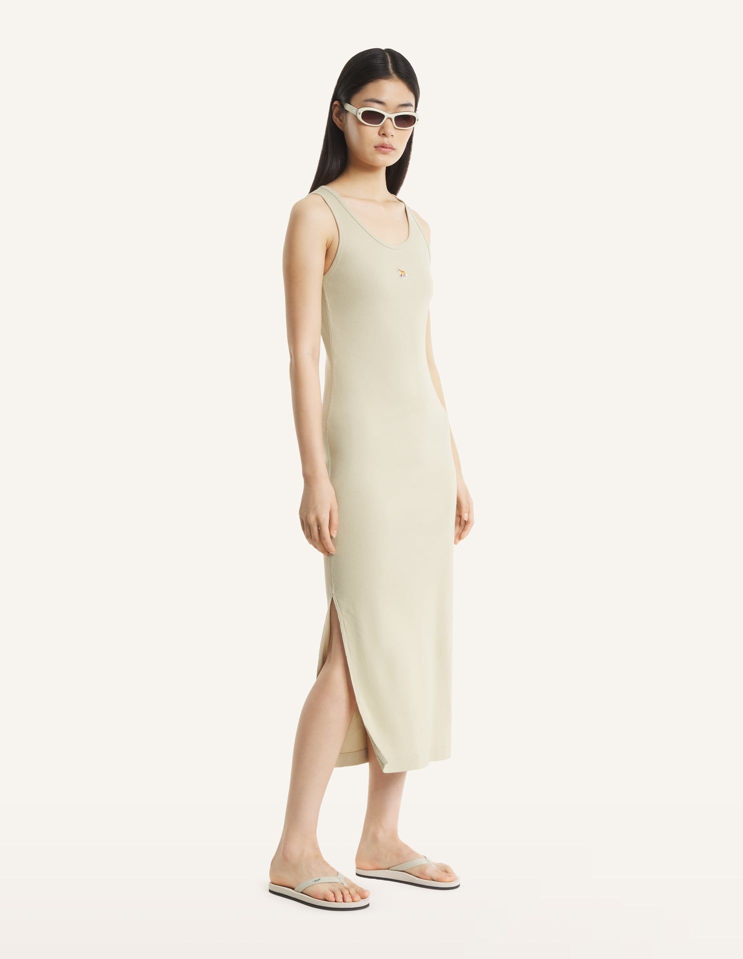 Maison Kitsuné - Đầm tank top nữ Natural Baby Fox dáng dài