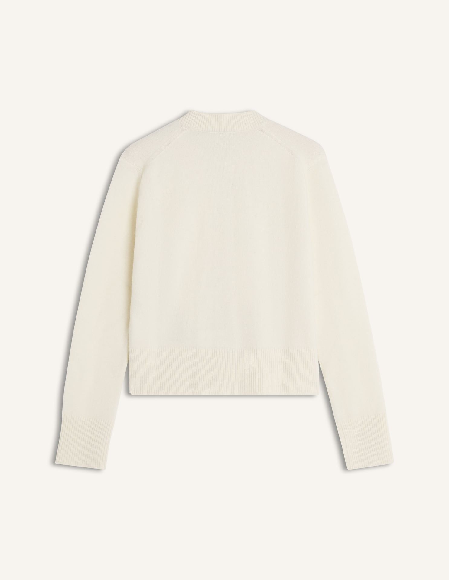 Maison Kitsuné - Áo cardigan nữ len lông cừu Tết Nguyên Đán dáng Fitted