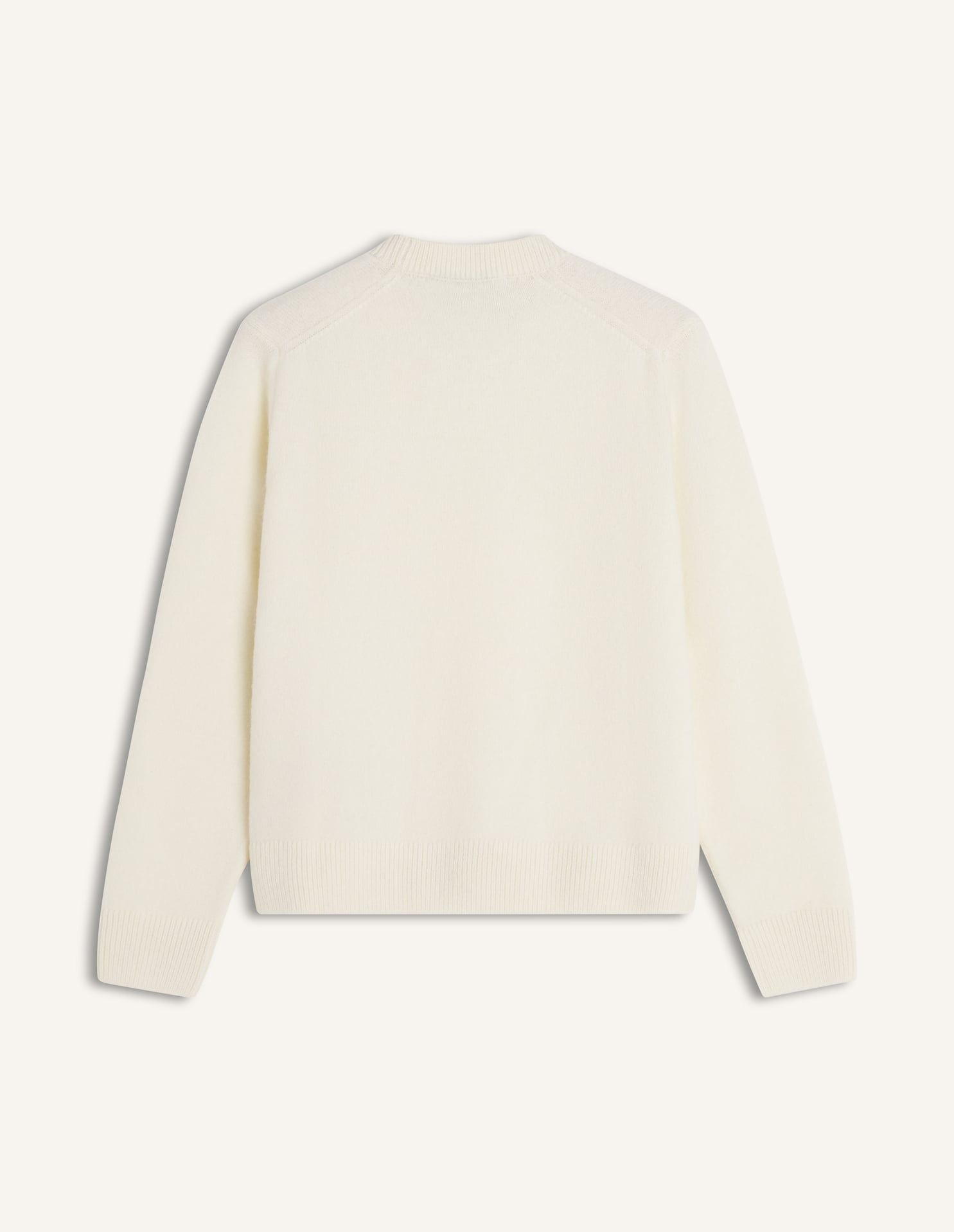 Maison Kitsuné - Áo len nữ lông cừu Tết Nguyên Đán dáng Comfort