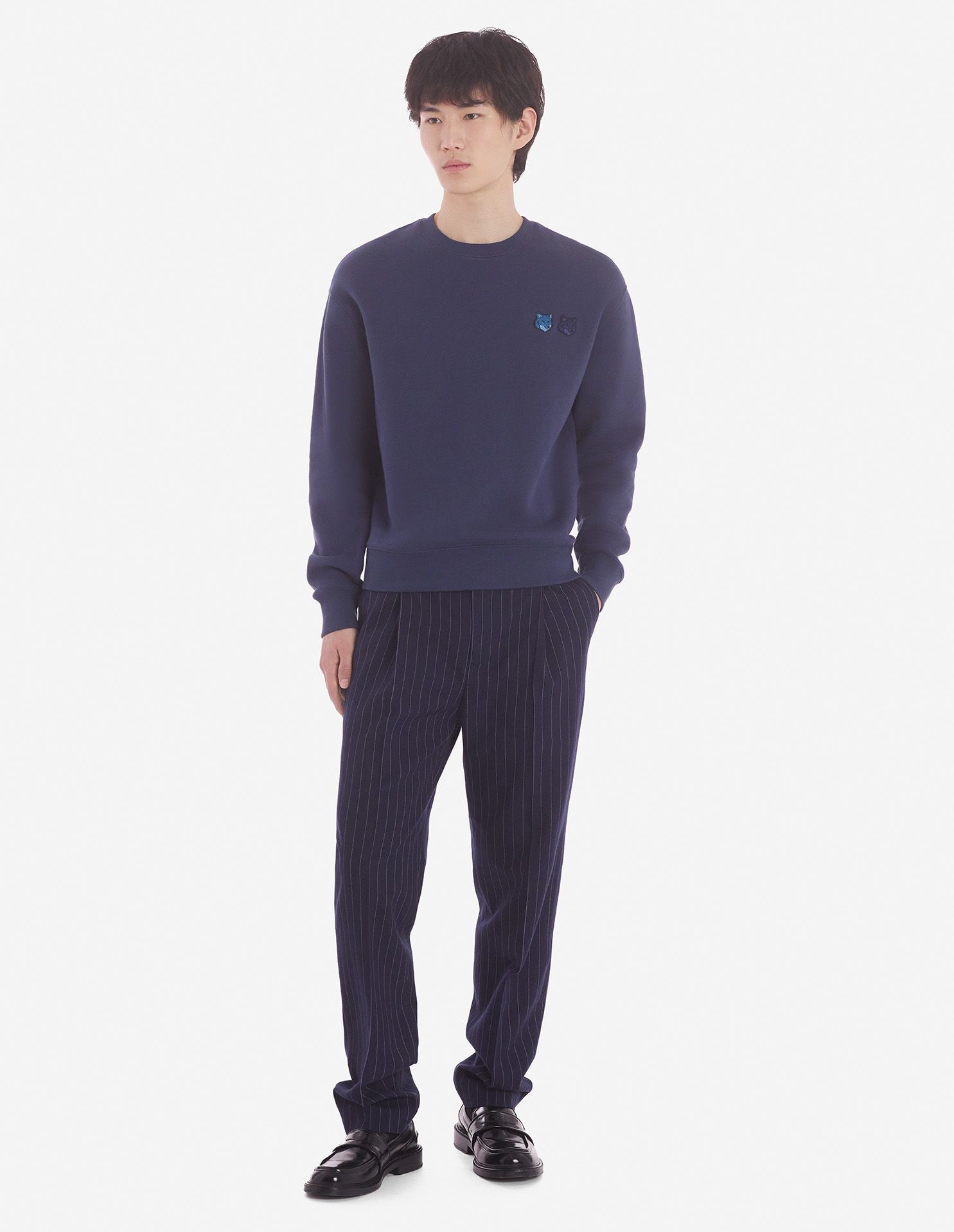 Maison Kitsuné - Áo nỉ Double Bold Fox Head dáng Comfort