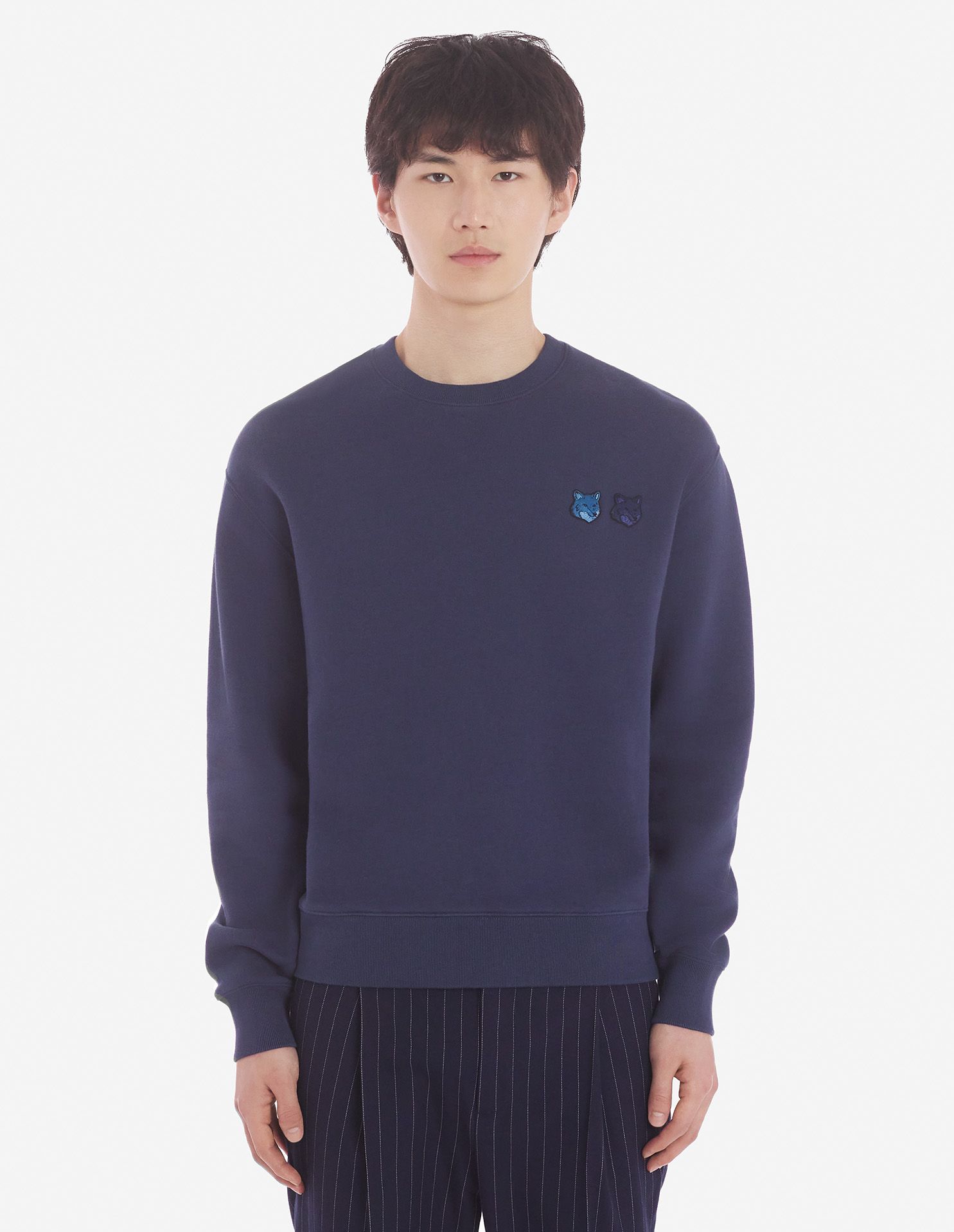 Maison Kitsuné - Áo nỉ Double Bold Fox Head dáng Comfort