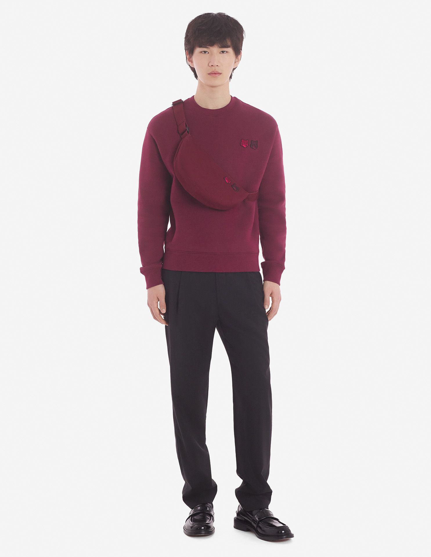 Maison Kitsuné - Áo nỉ Double Bold Fox Head dáng Comfort