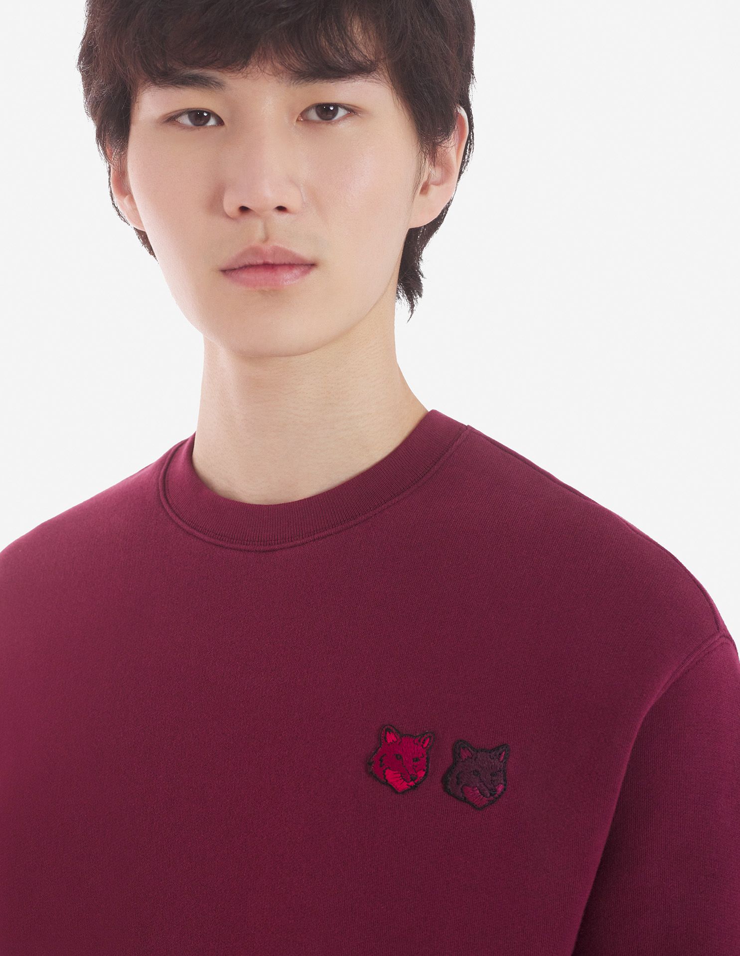 Maison Kitsuné - Áo nỉ Double Bold Fox Head dáng Comfort