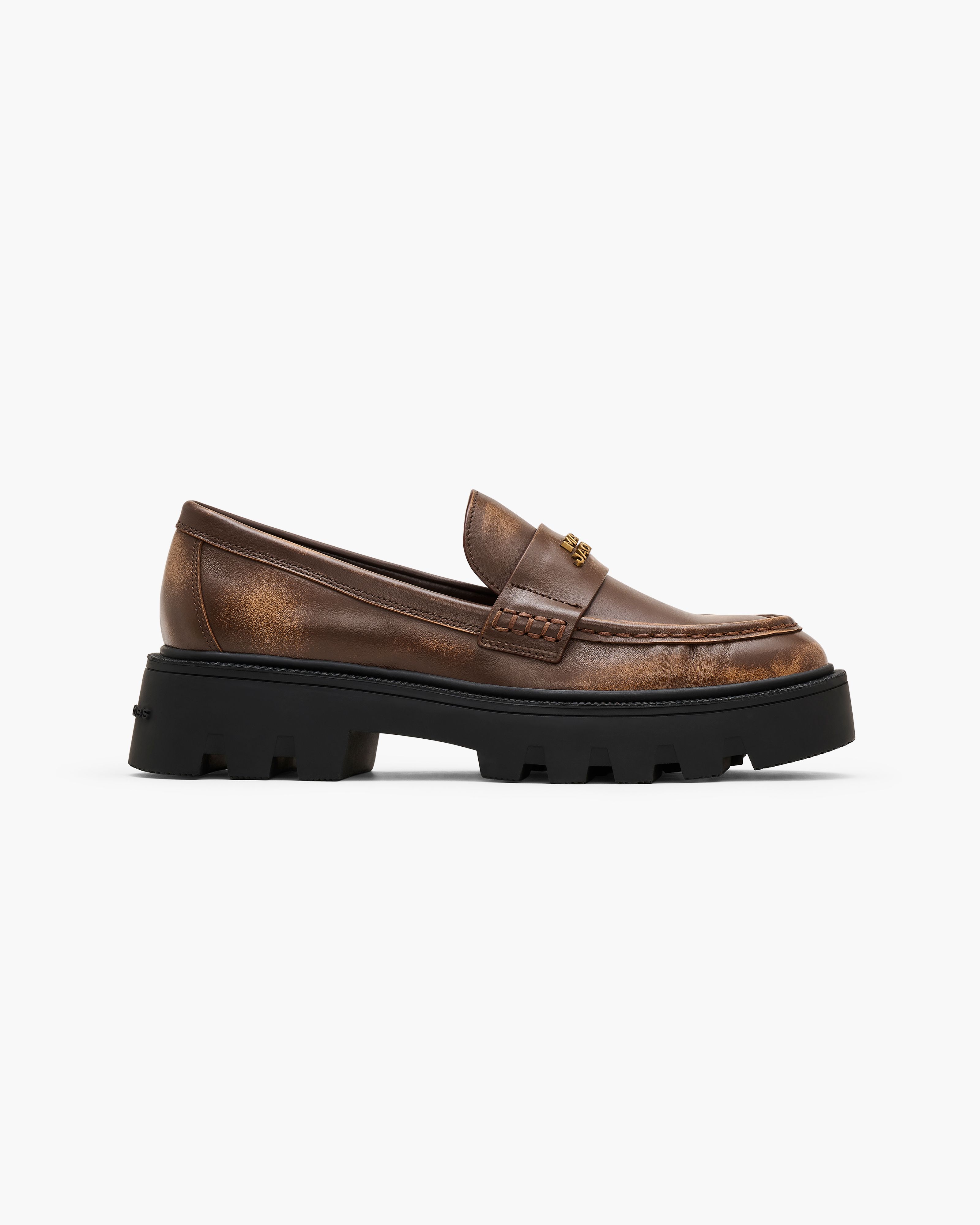 Marc Jacobs - Giày loafer da Distressed Frankie