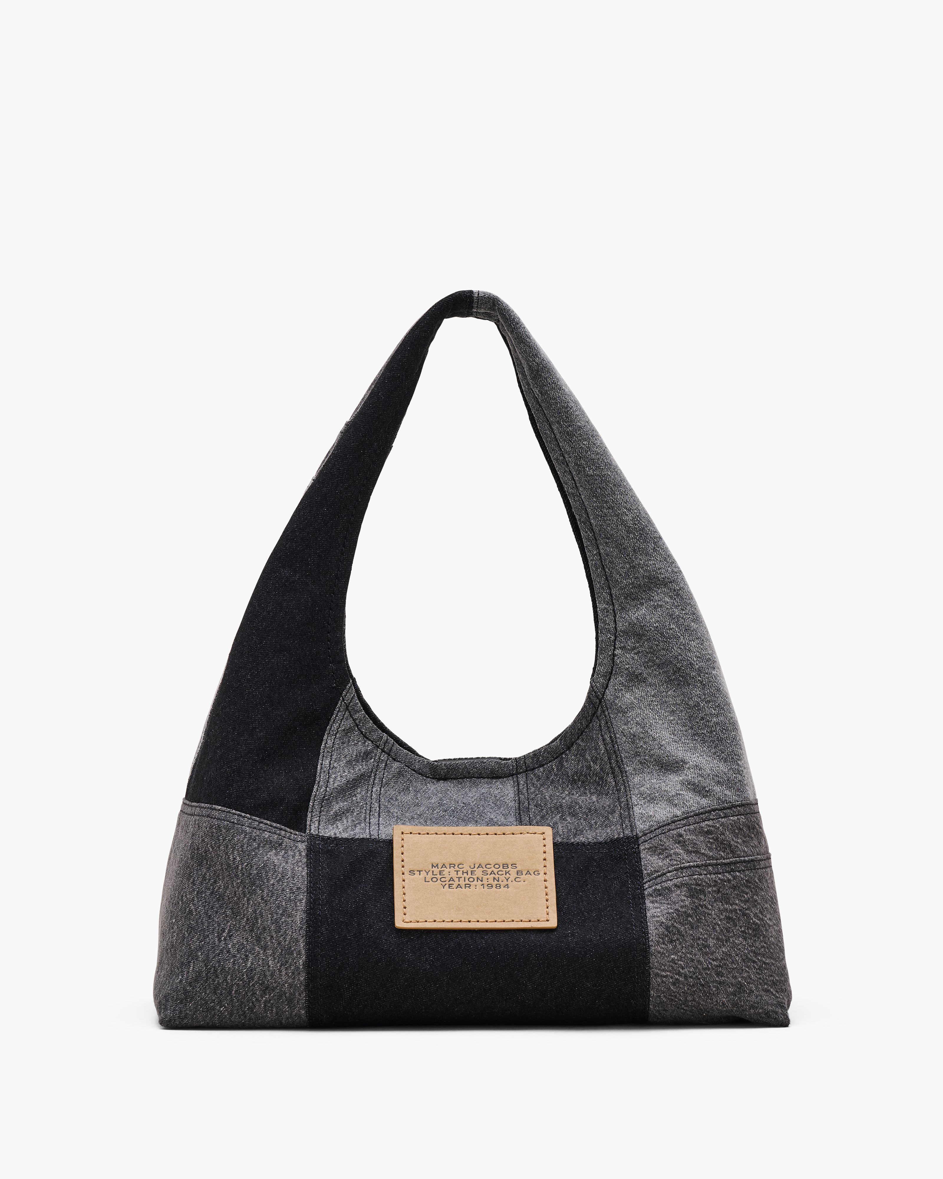 Marc Jacobs - Túi The Suede Patchwork Denim Sack