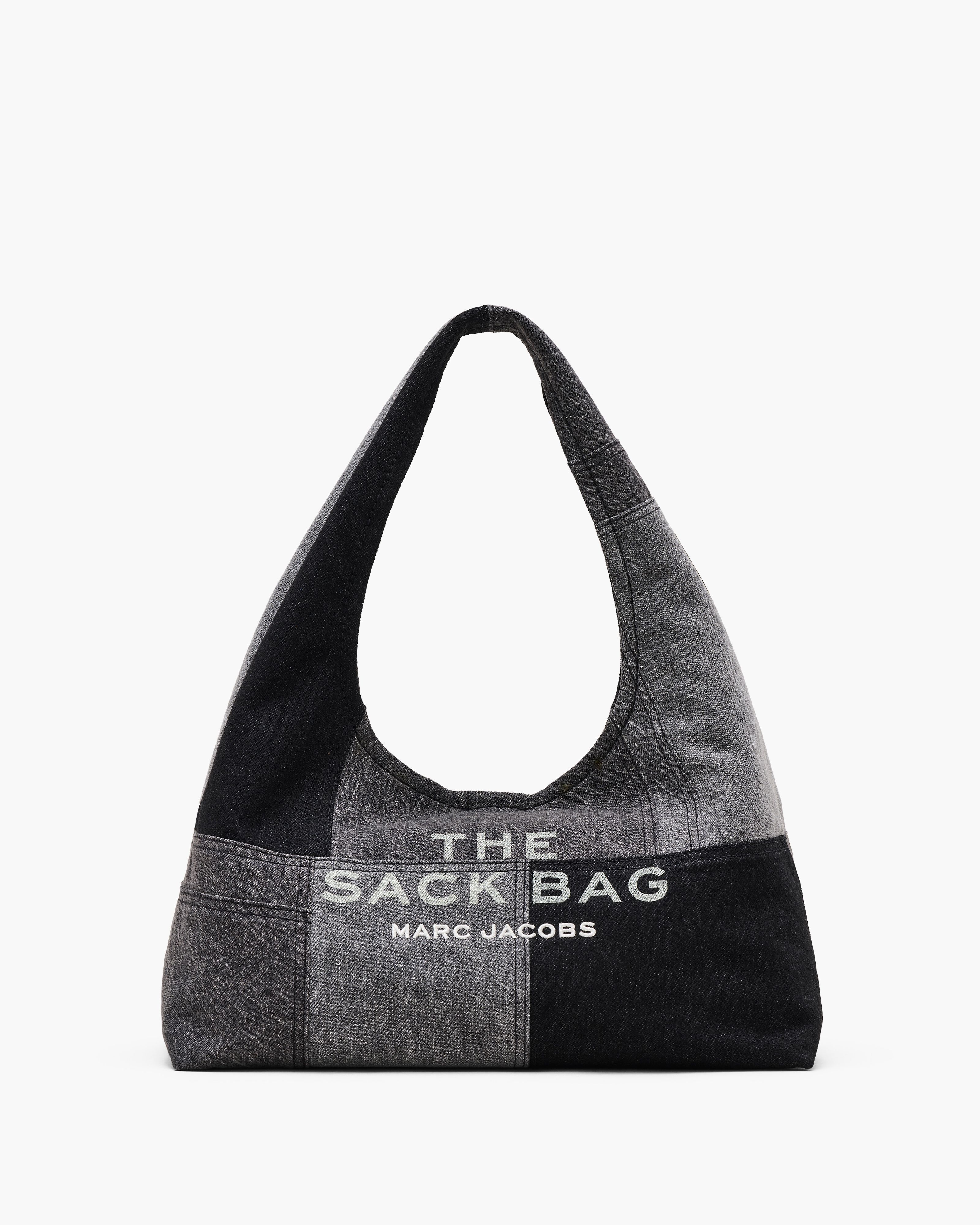 Marc Jacobs - Túi The Suede Patchwork Denim Sack
