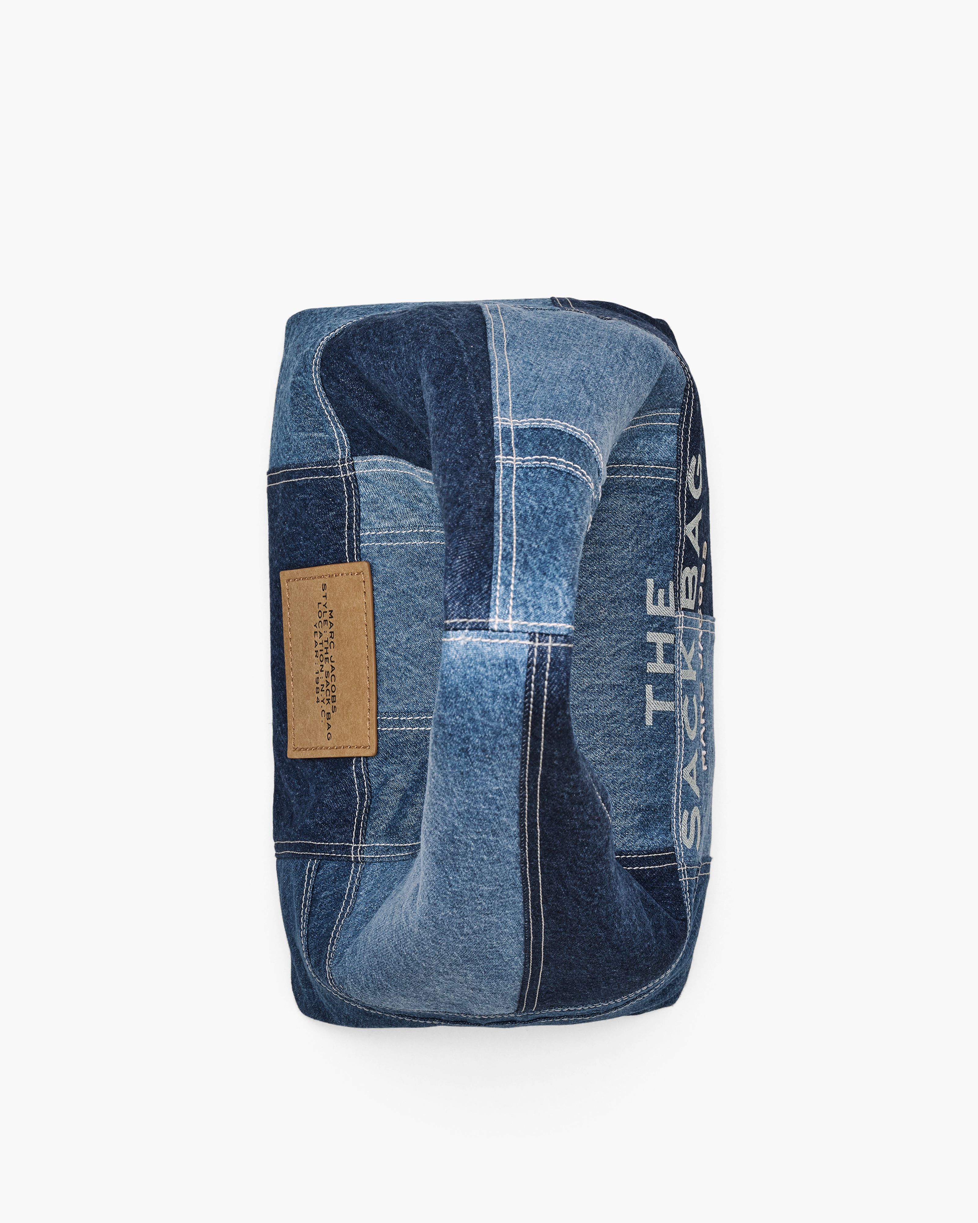 Marc Jacobs - Túi The Suede Patchwork Denim Sack