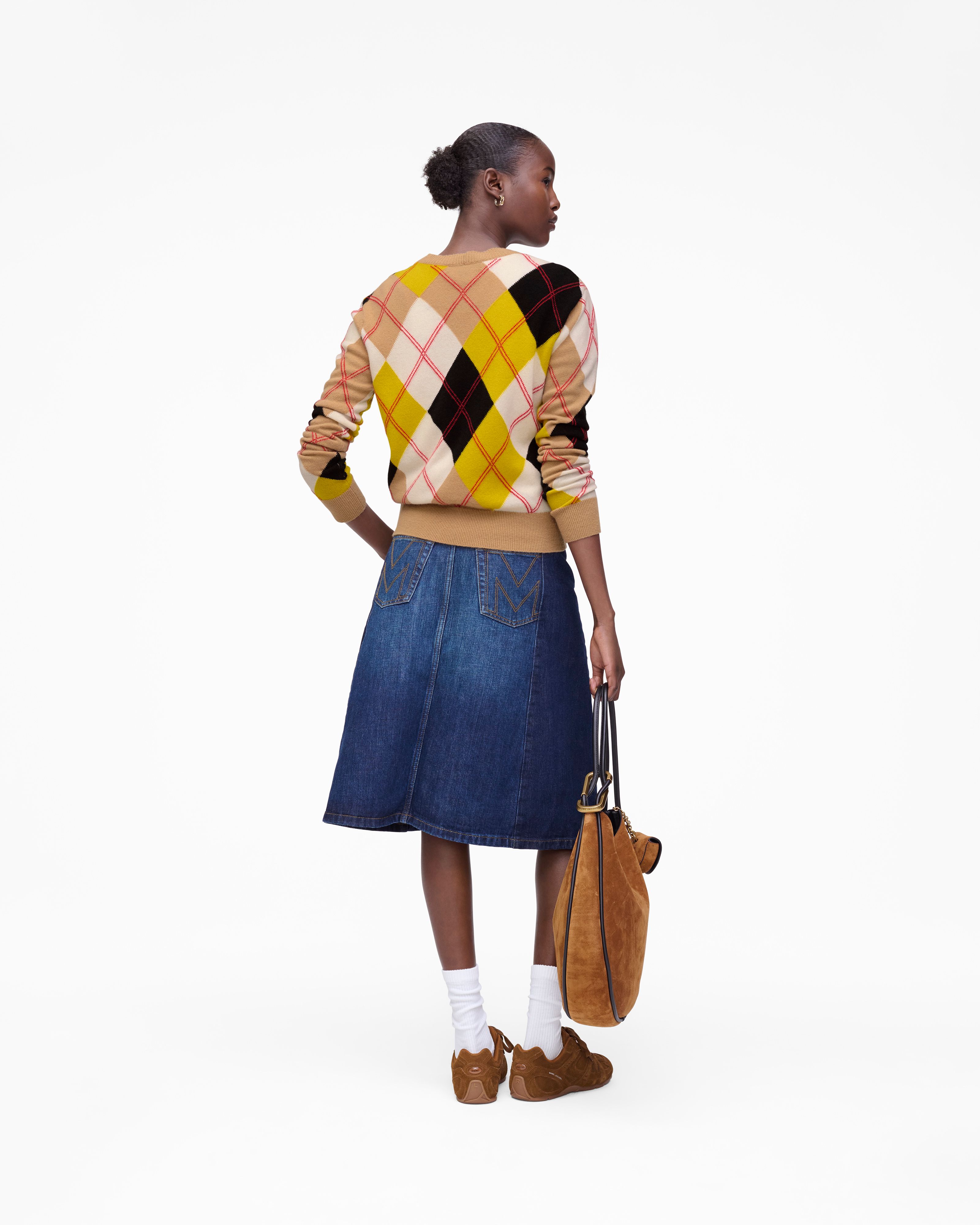 Marc Jacobs - Áo Preppy Daisy Argyle Crewneck