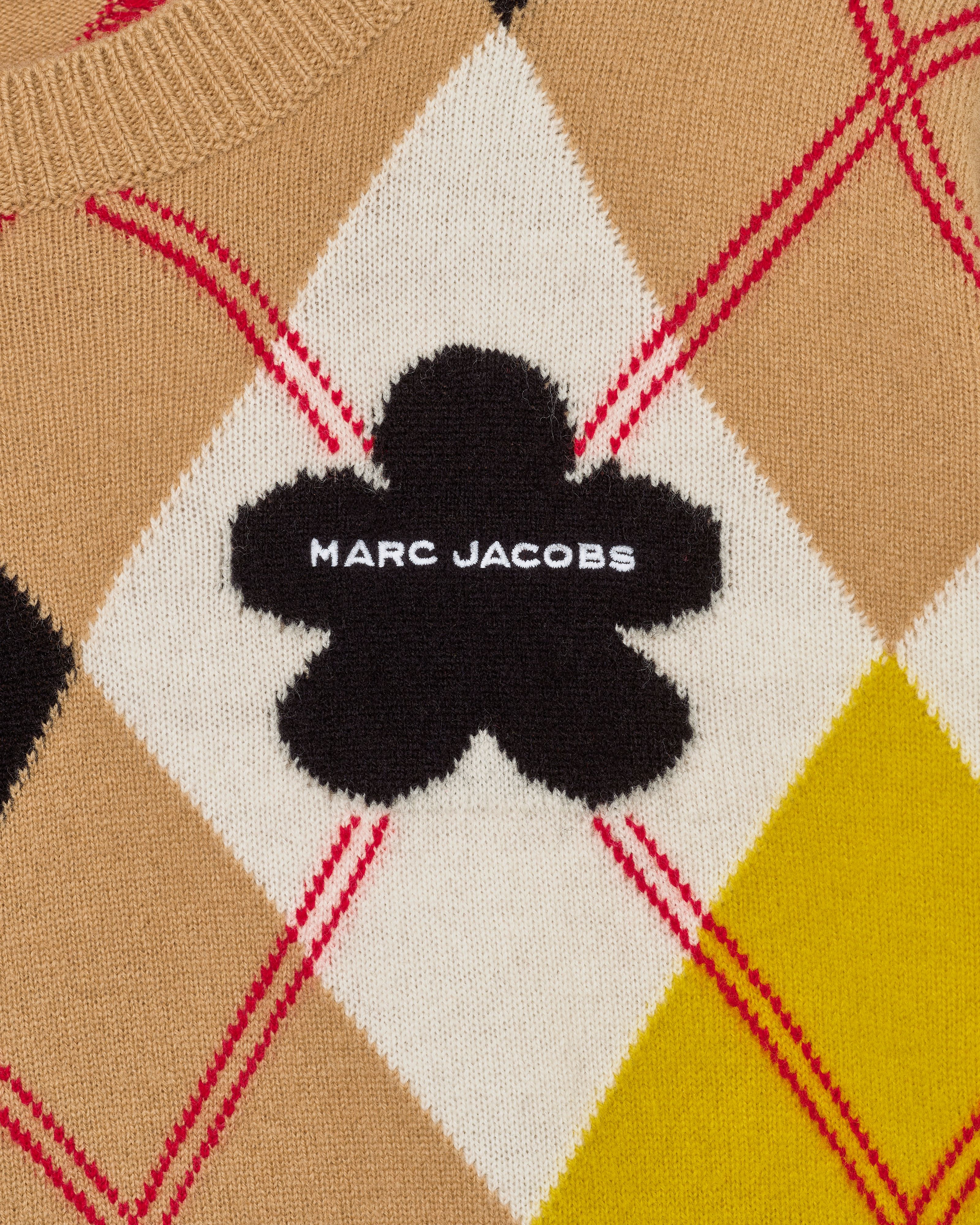 Marc Jacobs - Áo Preppy Daisy Argyle Crewneck