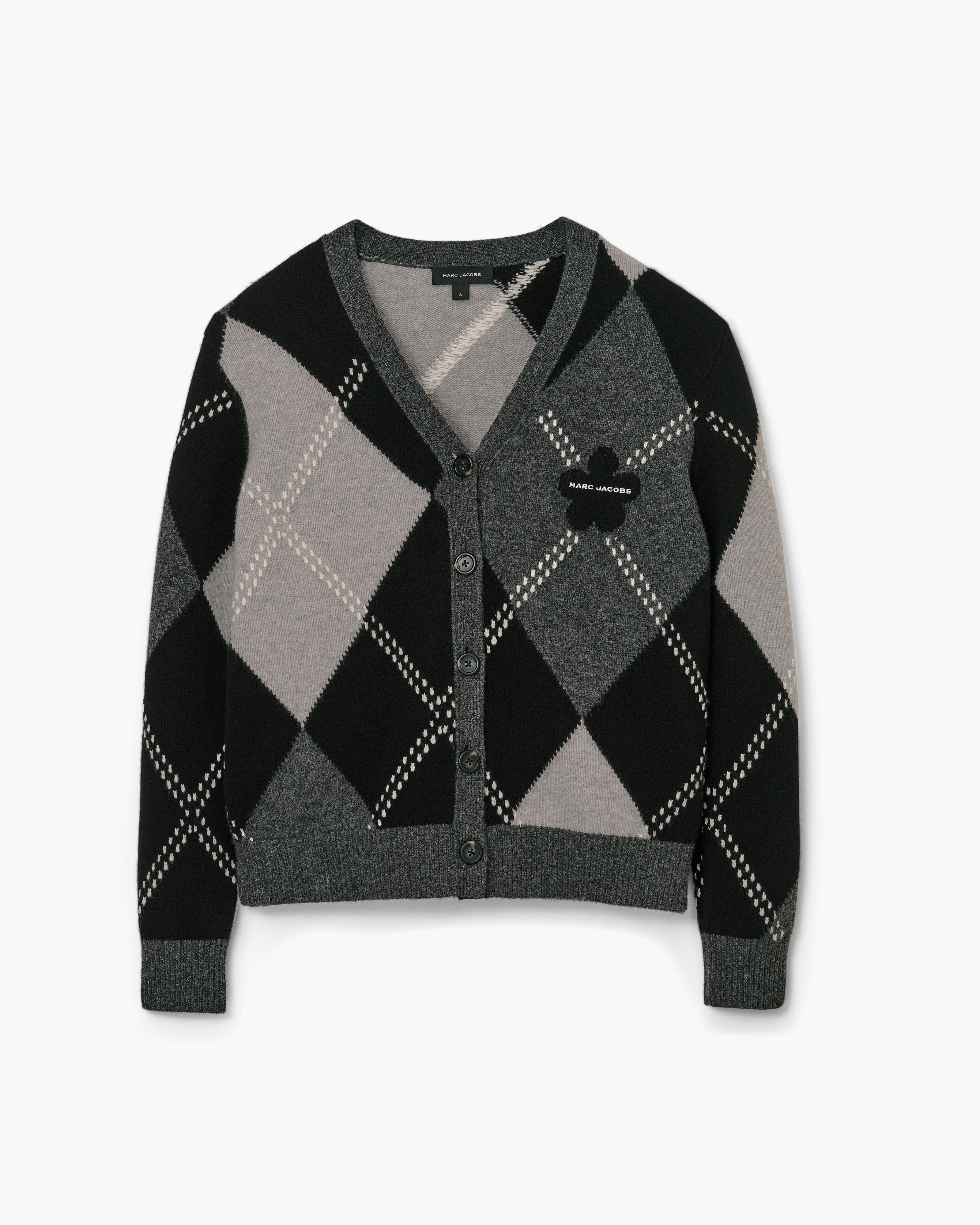 Marc Jacobs - Áo Cardigan Preppy Daisy Argyle