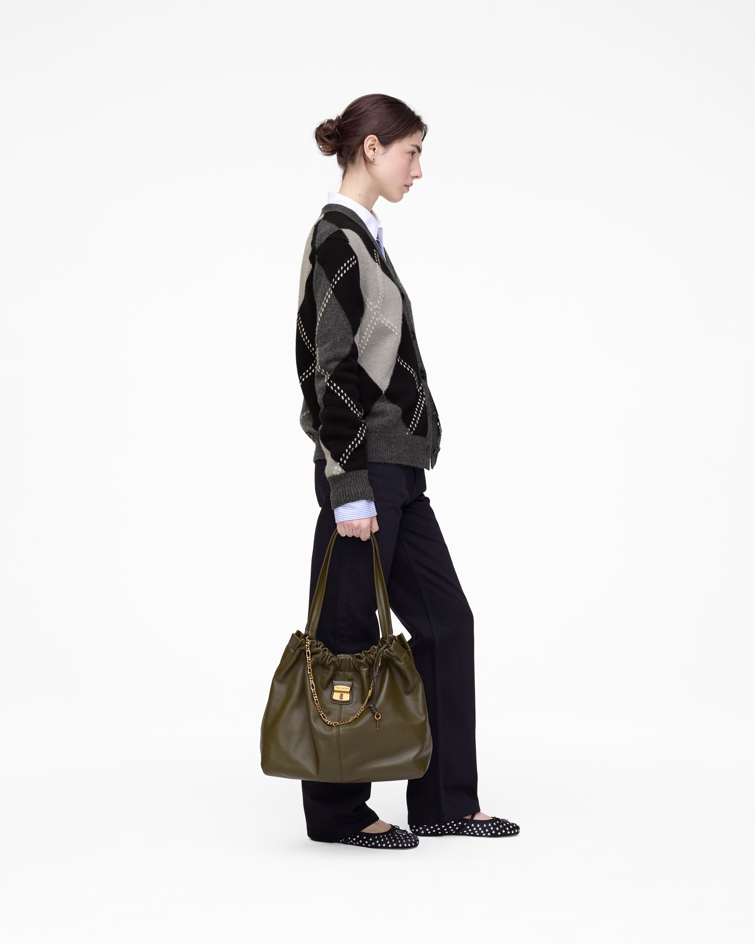 Marc Jacobs - Áo Cardigan Preppy Daisy Argyle