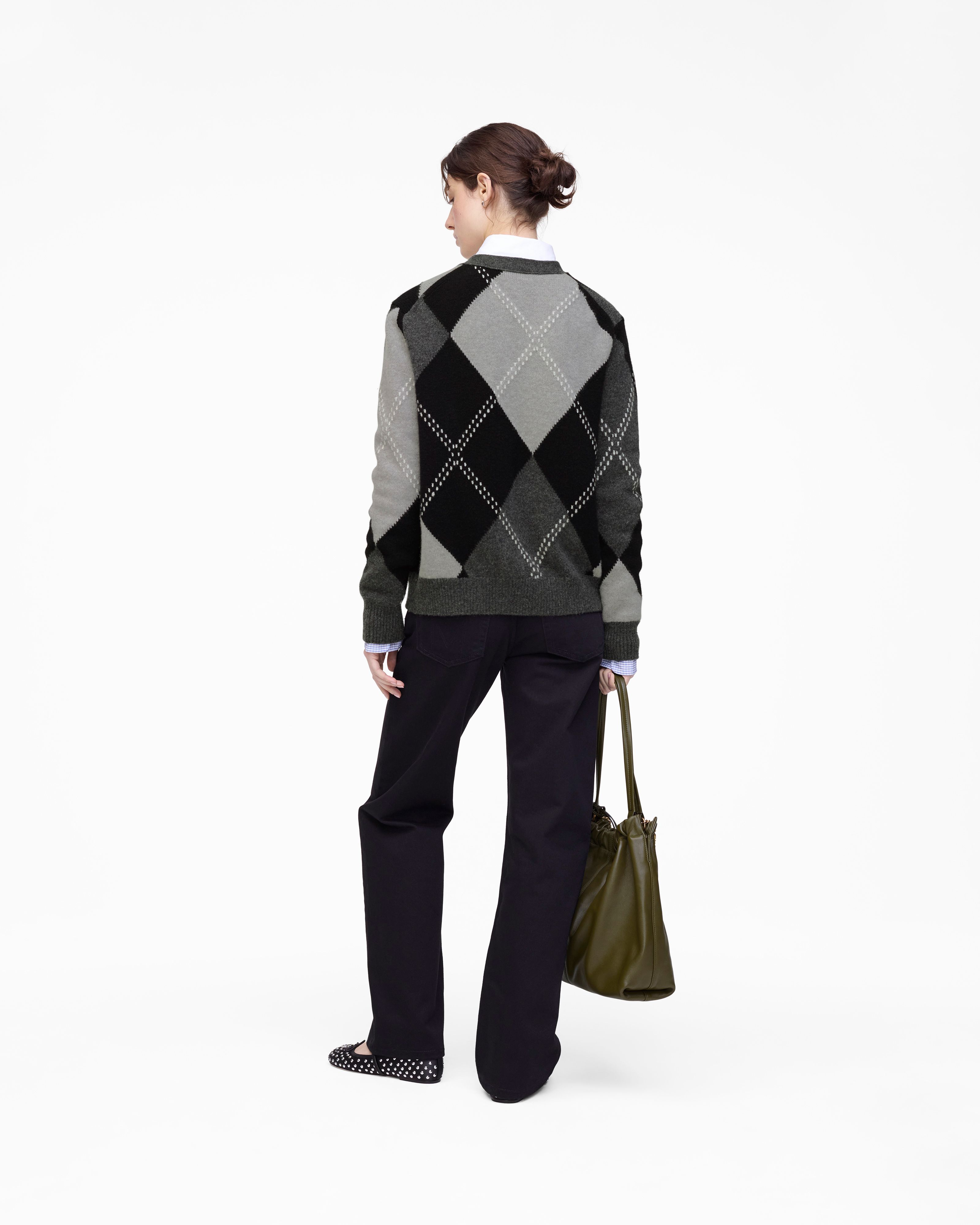 Marc Jacobs - Áo Cardigan Preppy Daisy Argyle