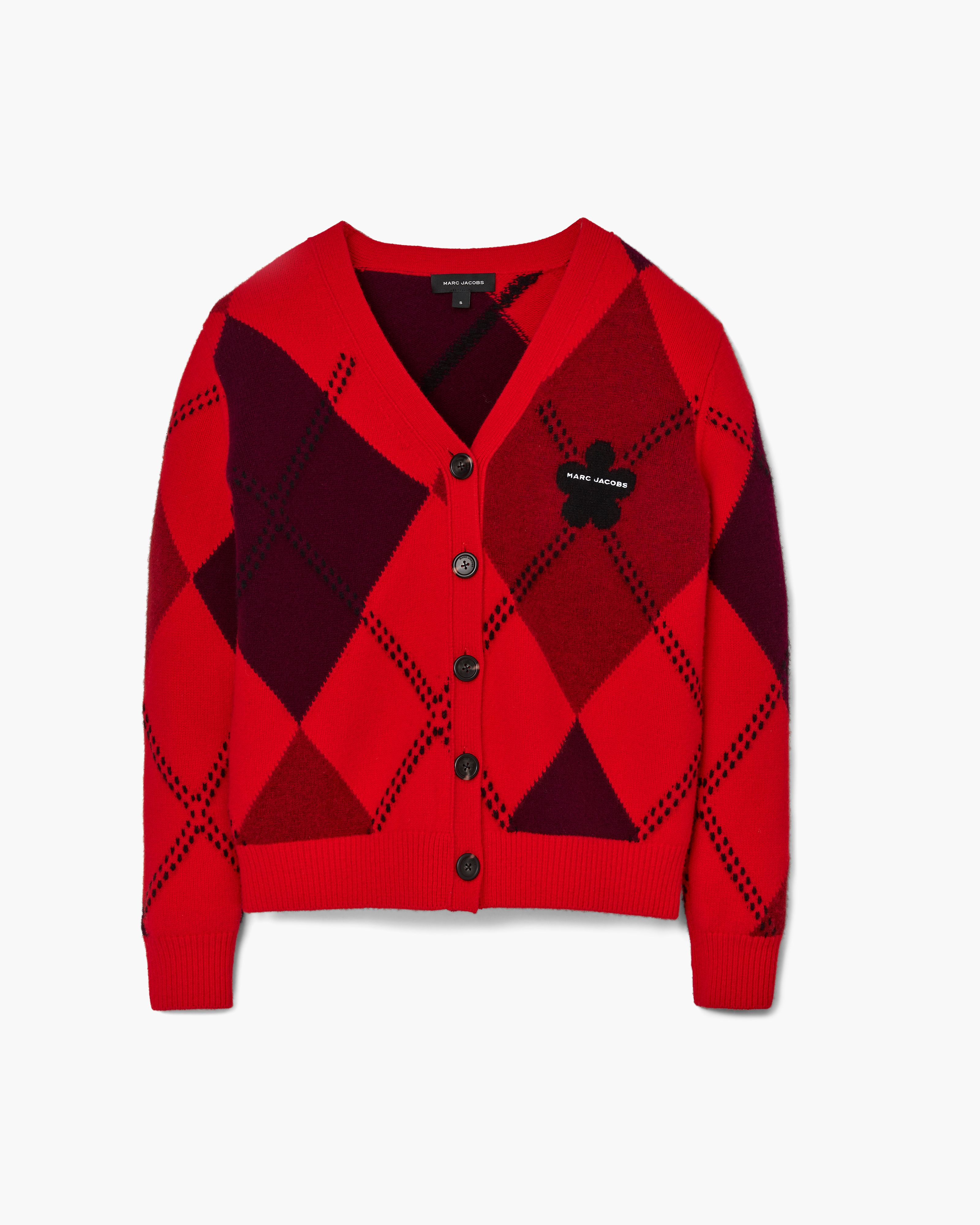 Marc Jacobs - Áo Cardigan Preppy Daisy Argyle
