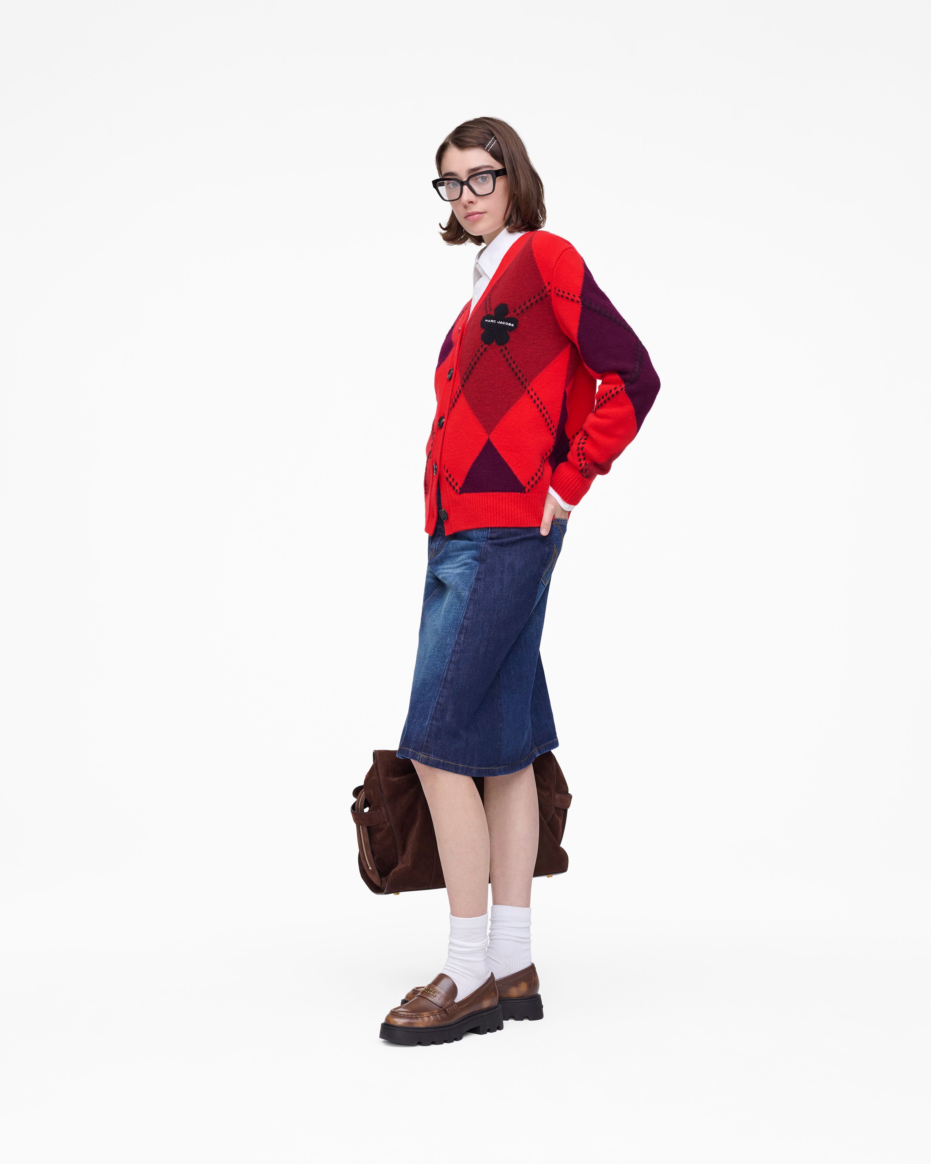 Marc Jacobs - Áo Cardigan Preppy Daisy Argyle
