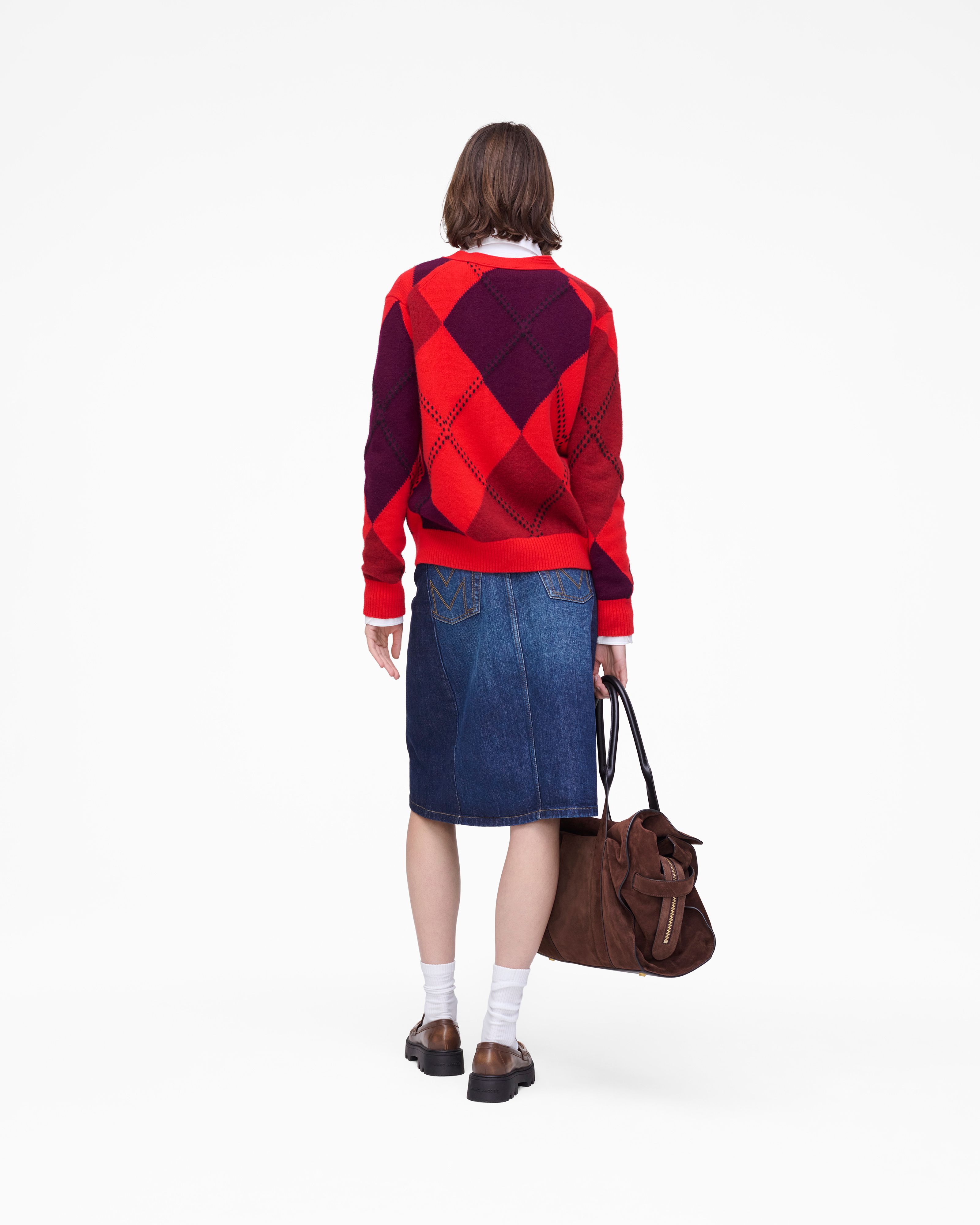 Marc Jacobs - Áo Cardigan Preppy Daisy Argyle