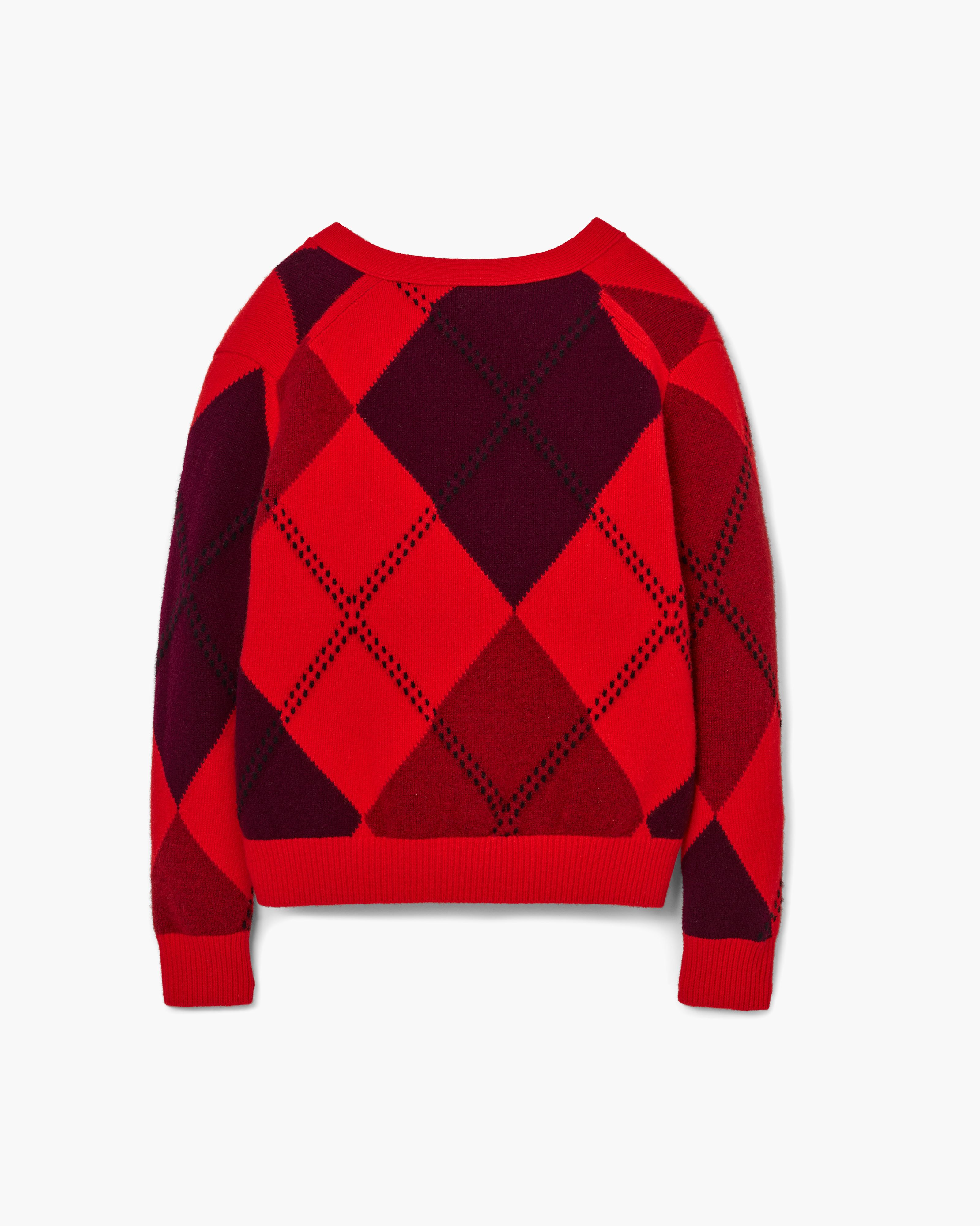 Marc Jacobs - Áo Cardigan Preppy Daisy Argyle