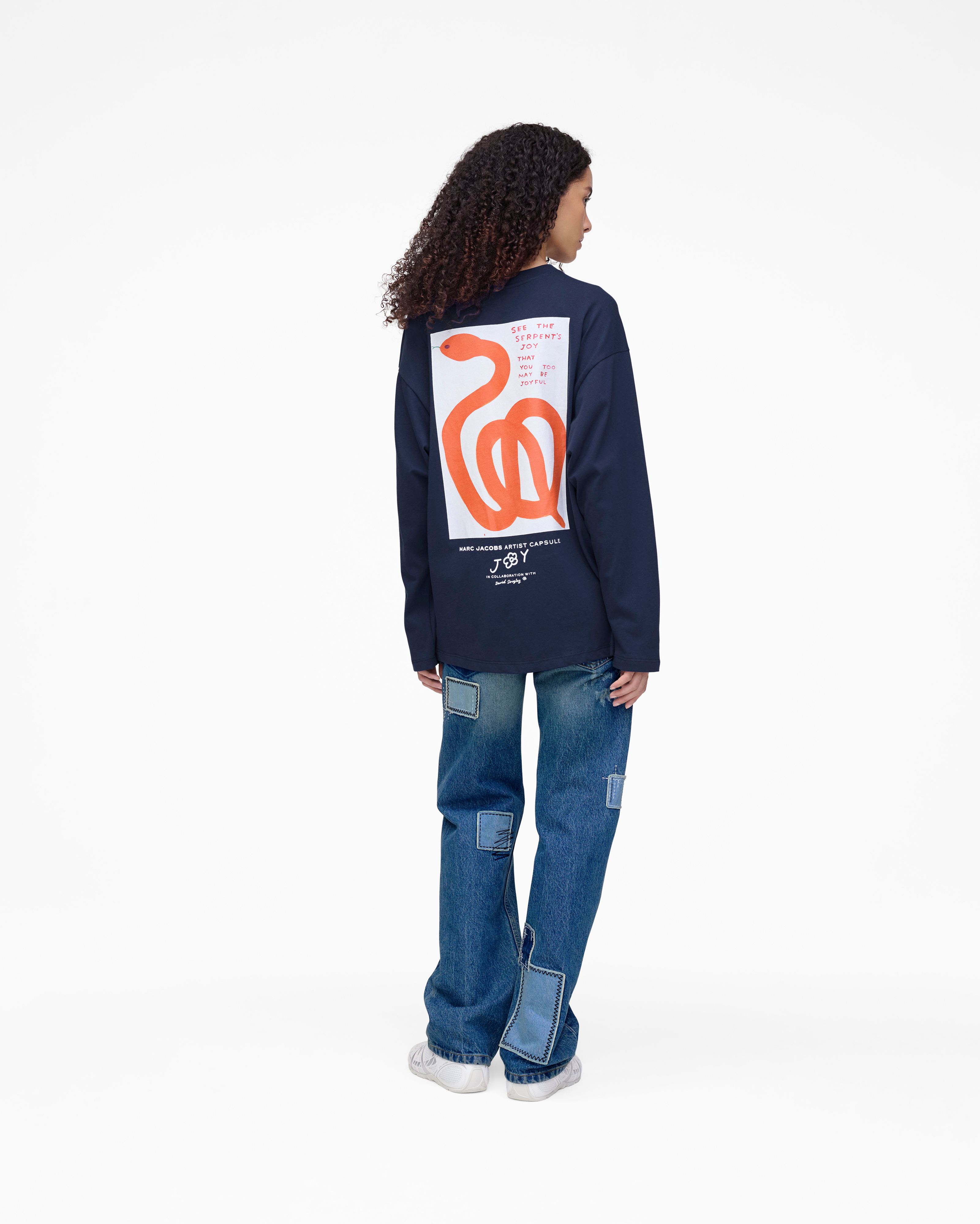Marc Jacobs - Áo thun dài tay Snake David Shrigley X Marc Jacobs