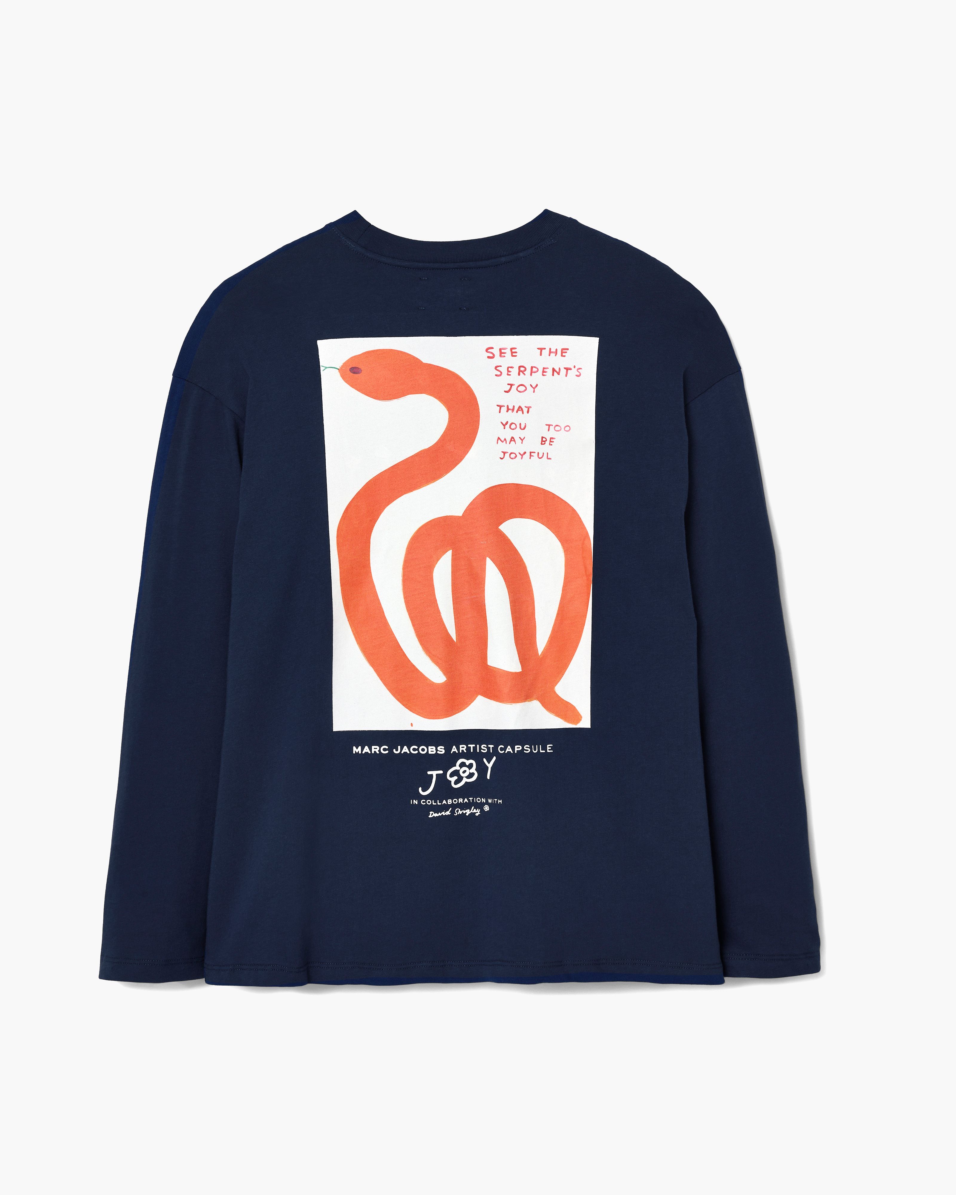 Marc Jacobs - Áo thun dài tay Snake David Shrigley X Marc Jacobs