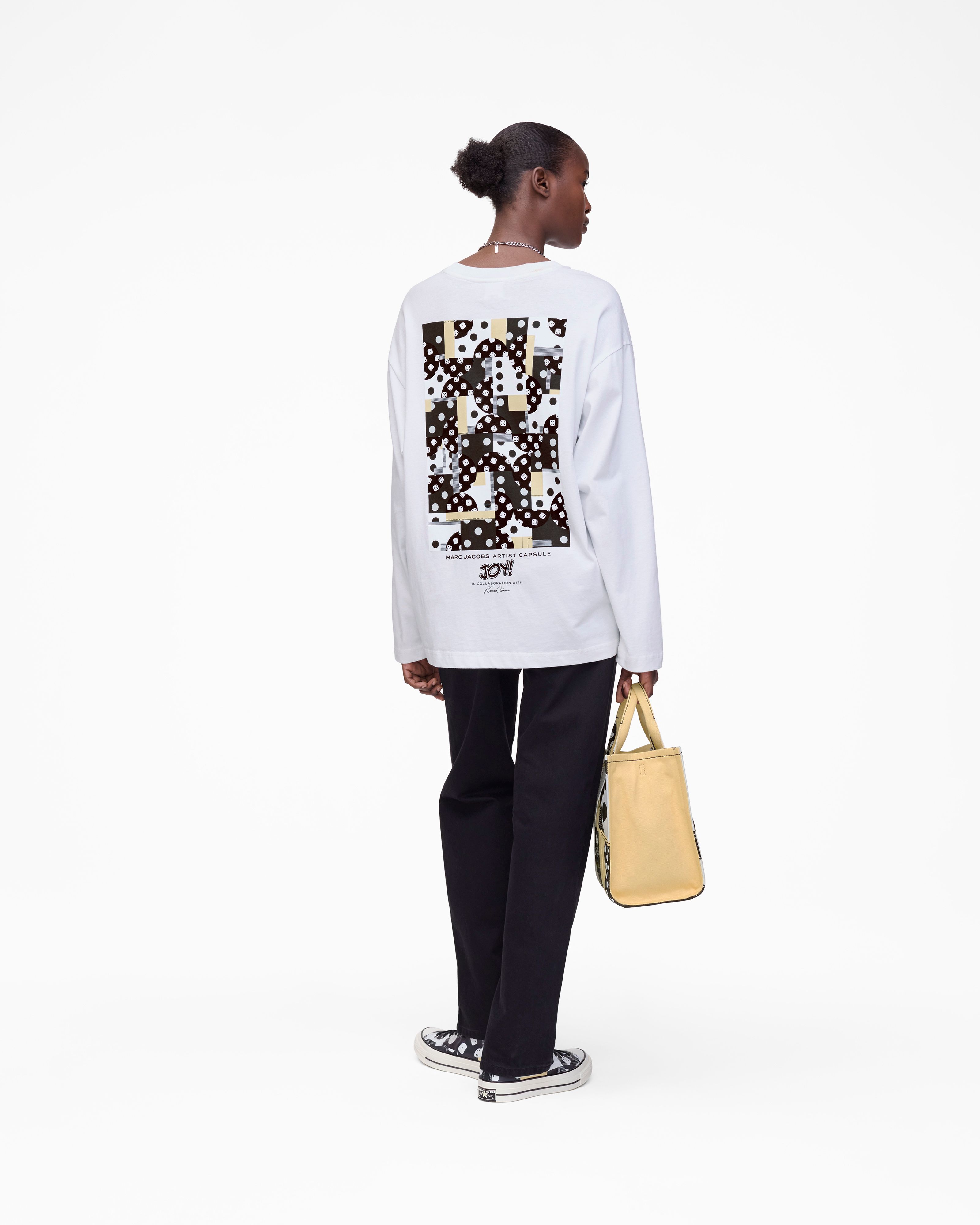 Marc Jacobs - Áo thun dài tay Patchwork Dice Derrick Adams X Marc Jacobs