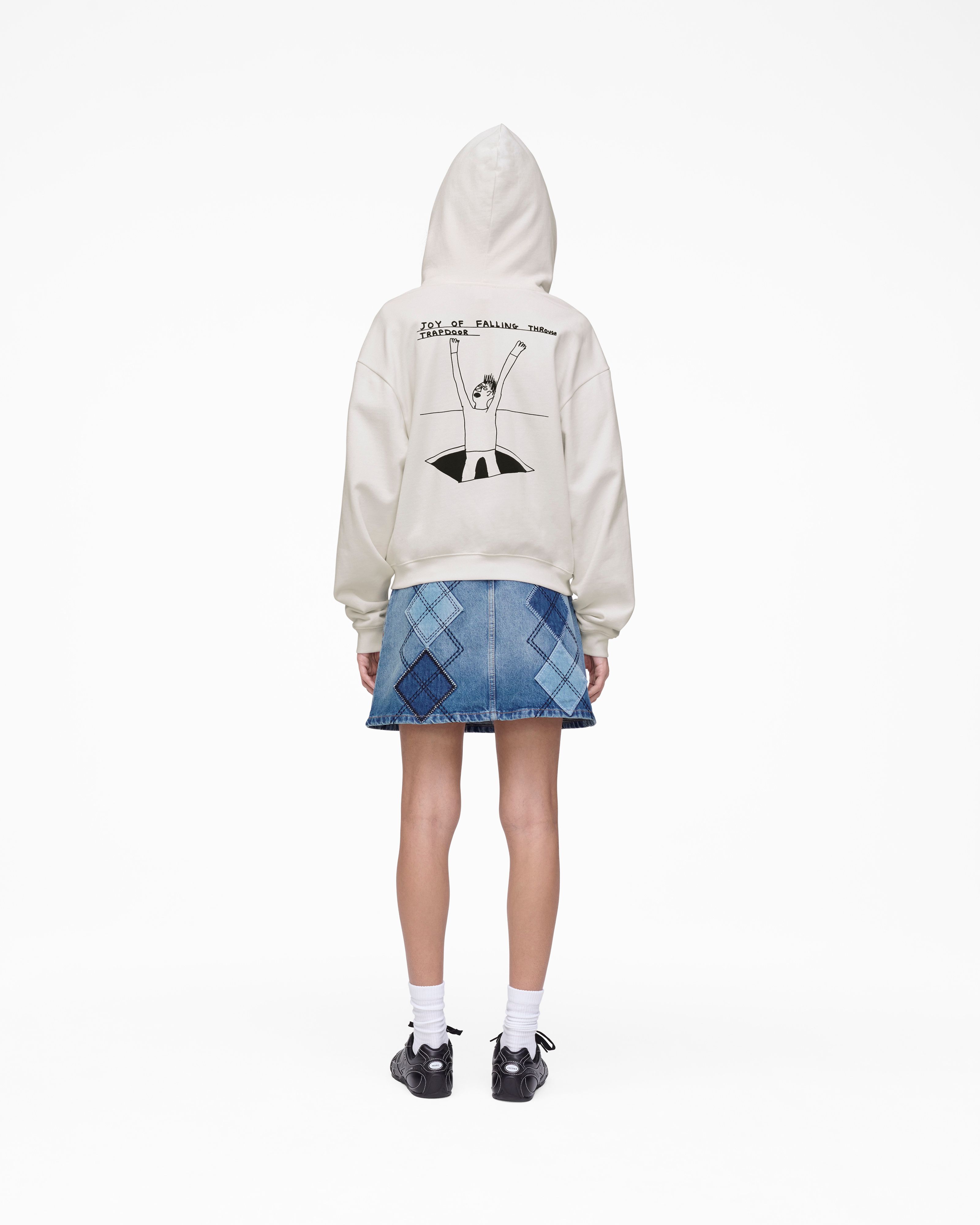 Marc Jacobs - Áo hoodie zip Joy Of Falling David Shrigley X Marc Jacobs