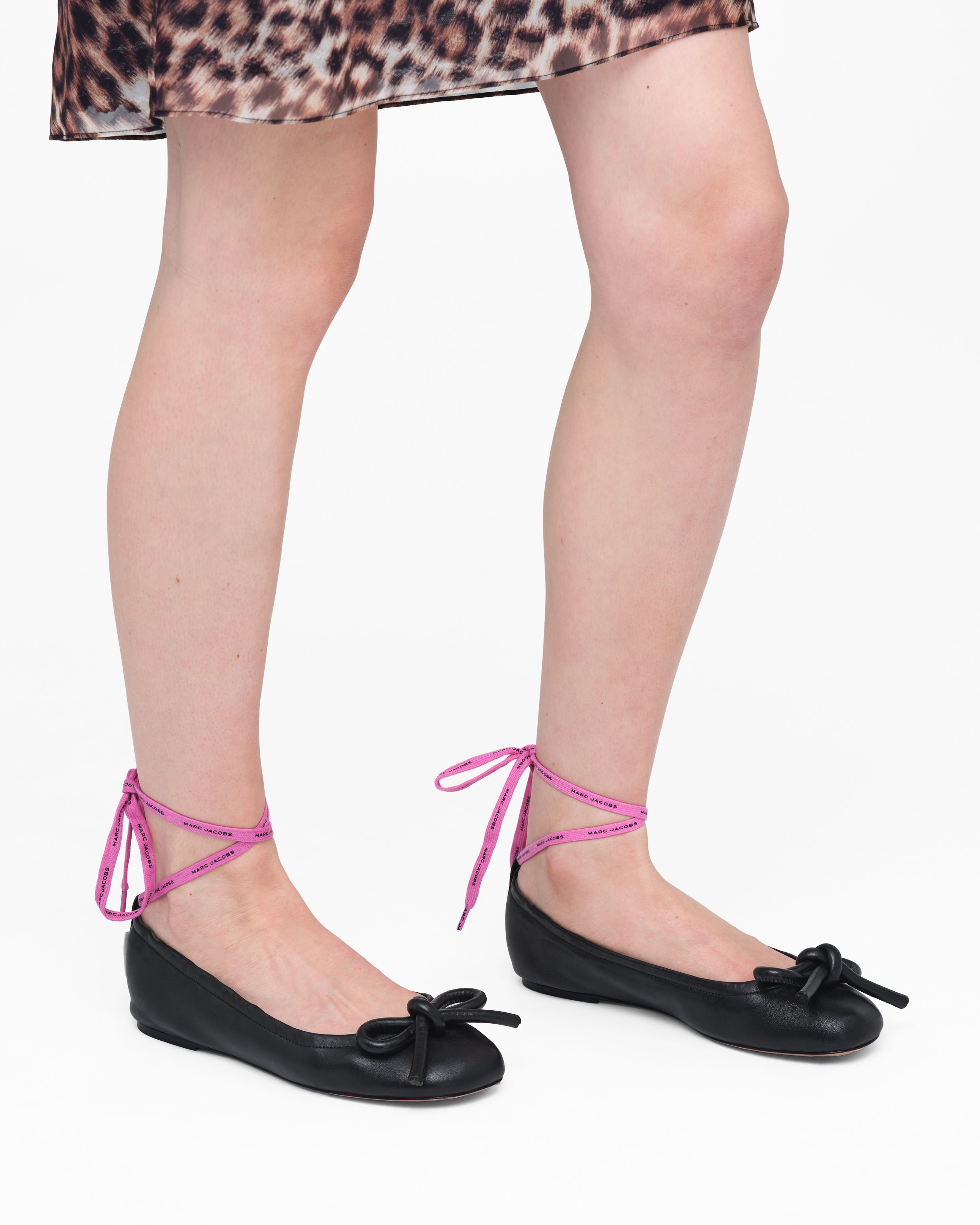 Marc Jacobs - Giày ballerina The Bow Lace Up