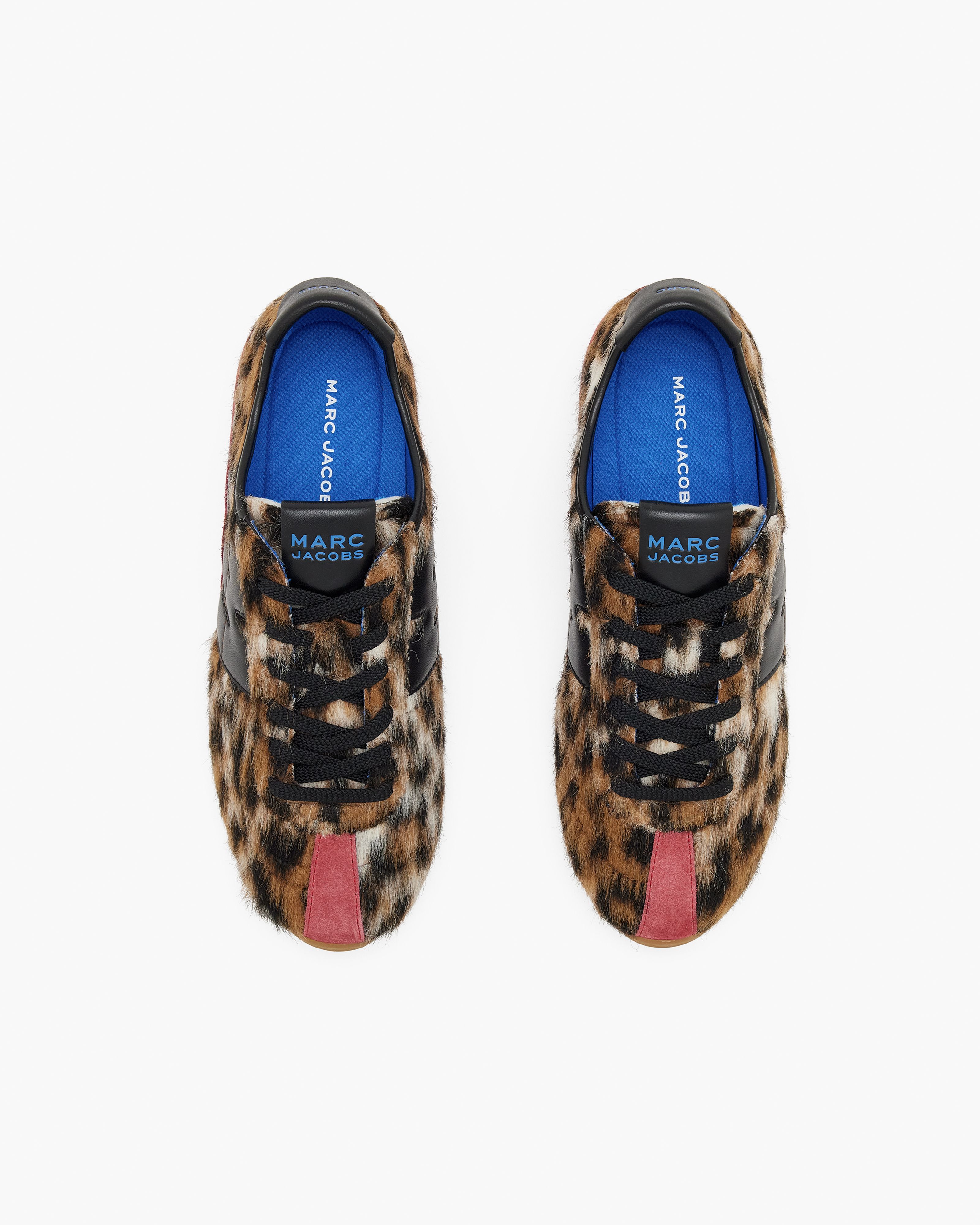 Marc Jacobs - Giày runner The Leopard Faux Fur 400 Bleeker