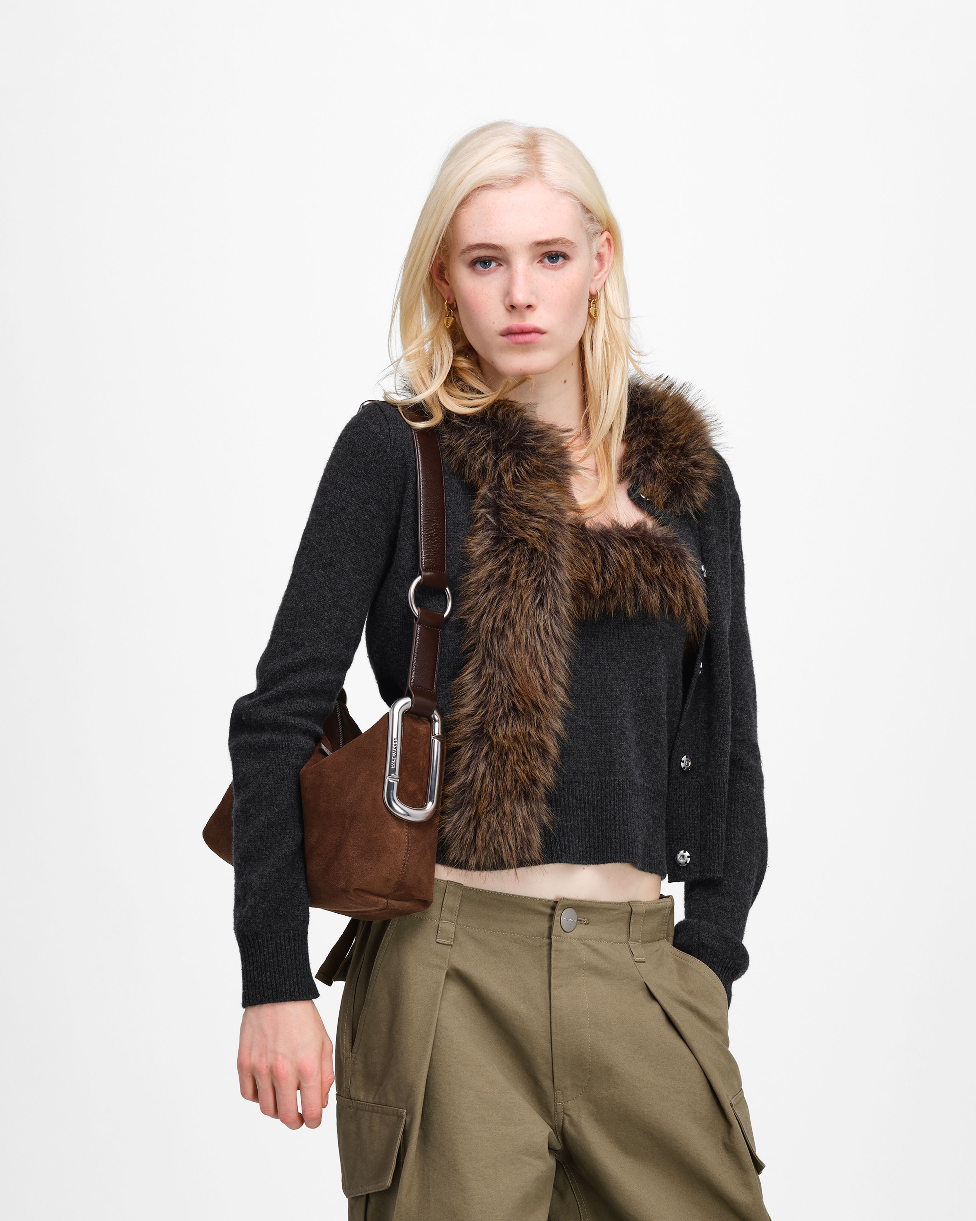 Marc Jacobs - Túi đeo vai Scene In Suede Medium