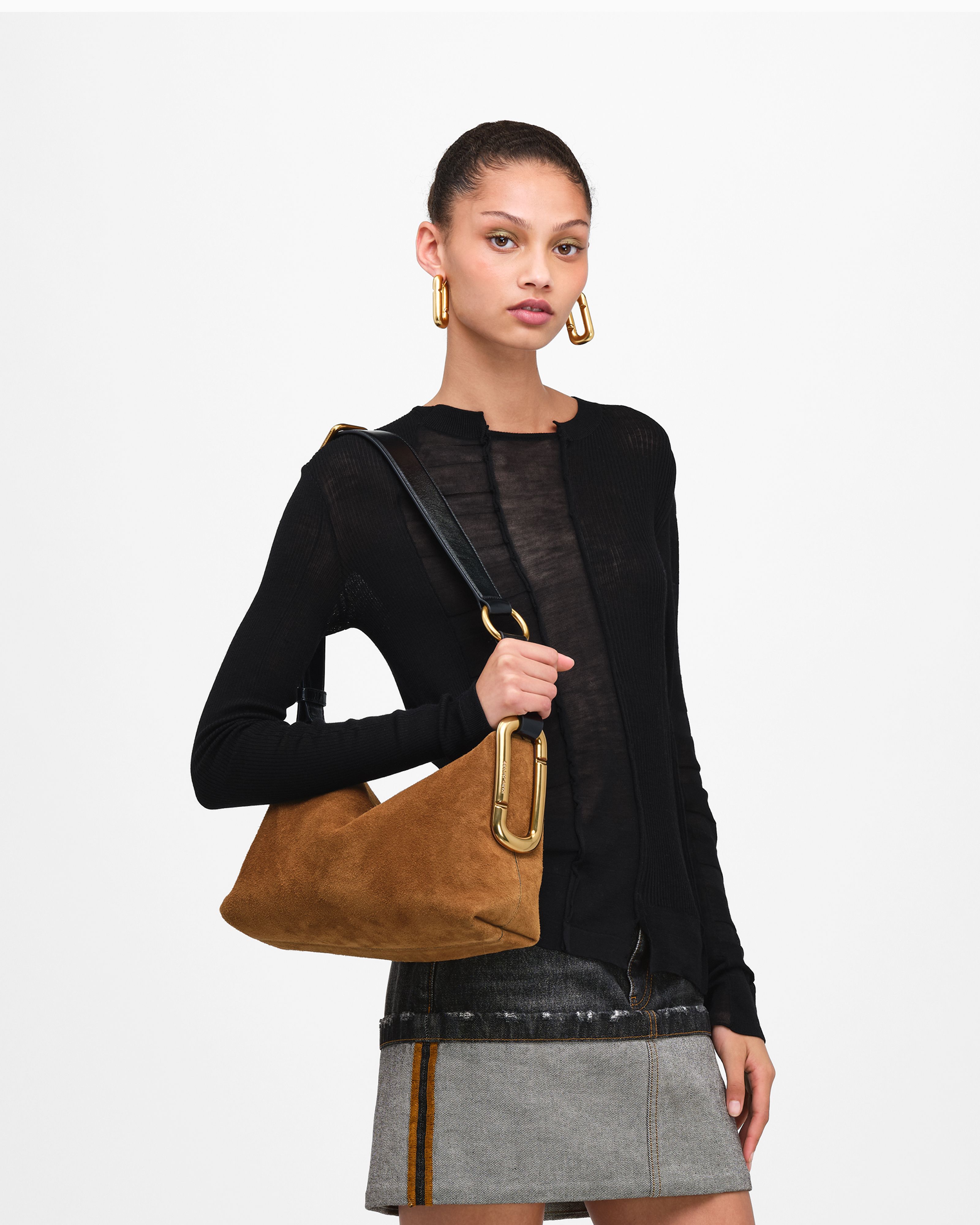Marc Jacobs - Túi đeo vai Scene In Suede Medium