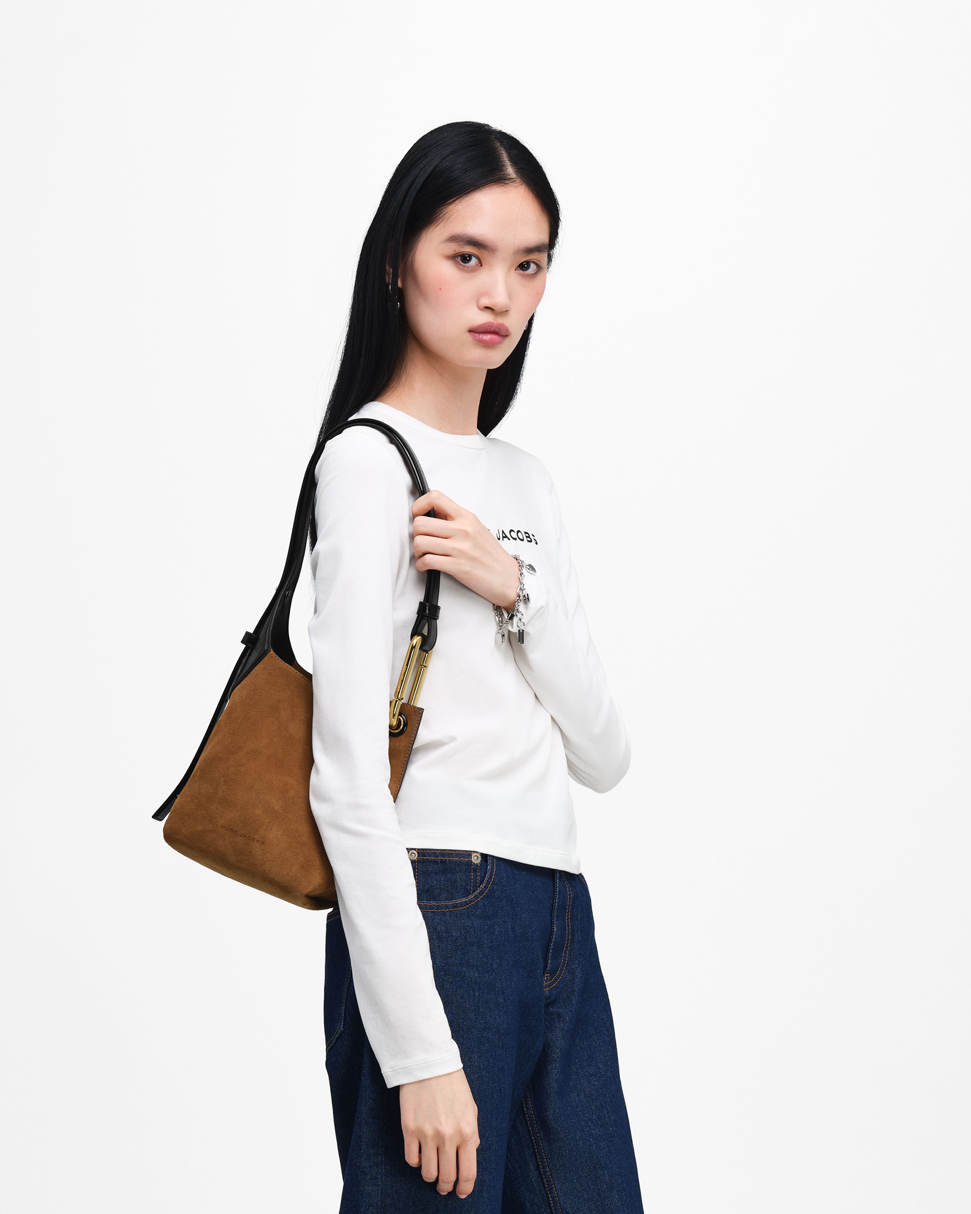 Túi bucket Scene In Suede Small