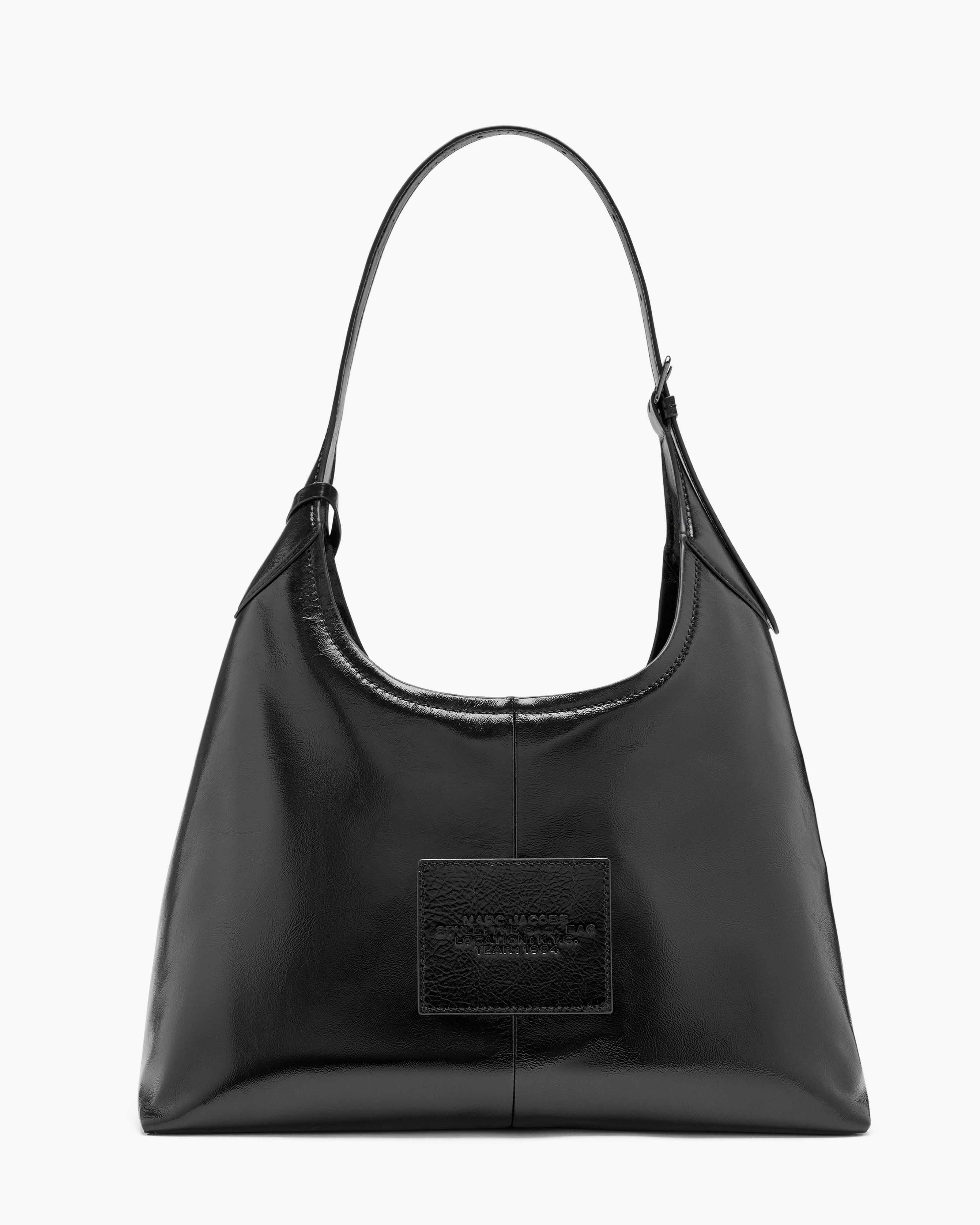 Túi Belted Sack In Crinkle Leather