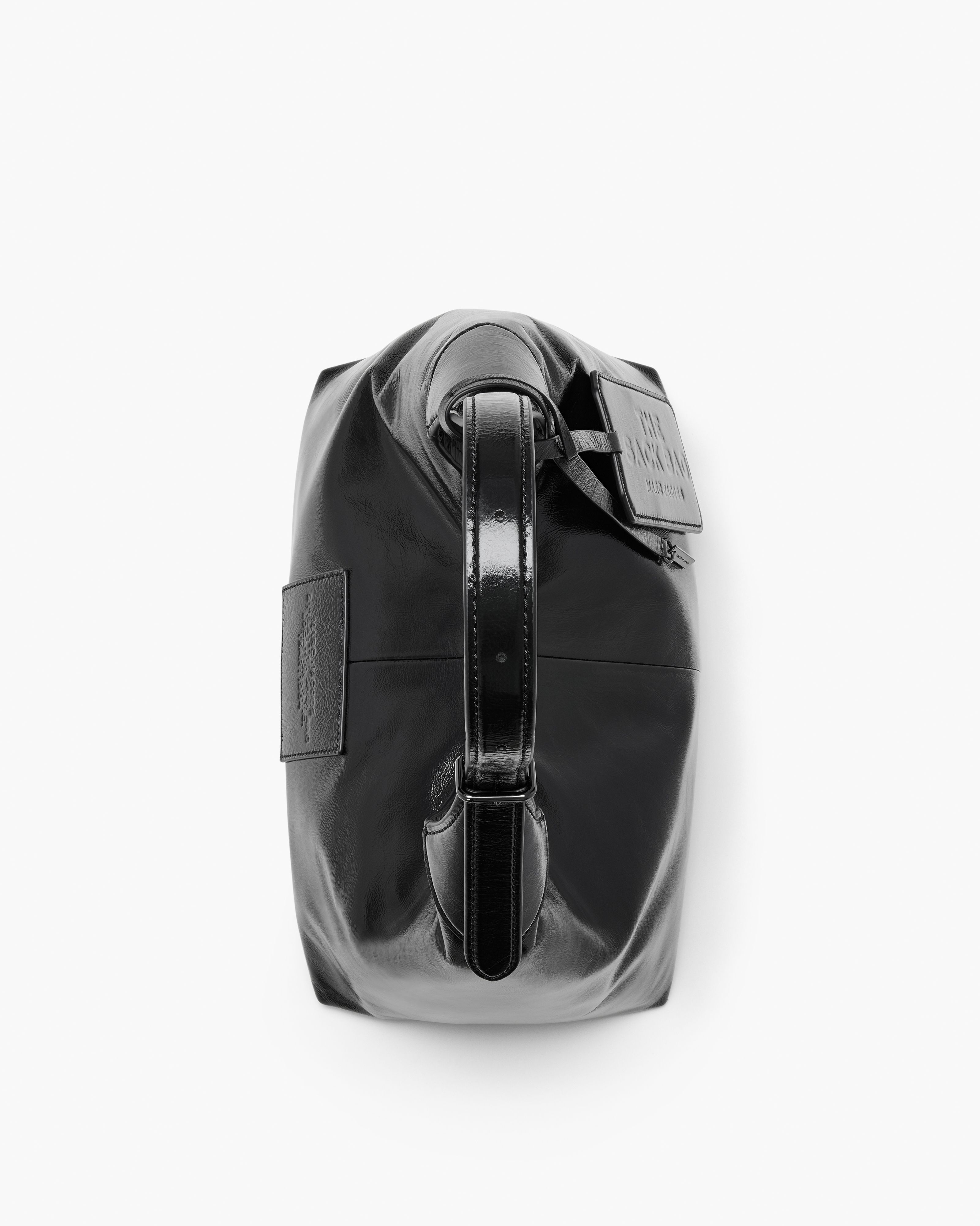 Túi Belted Sack In Crinkle Leather