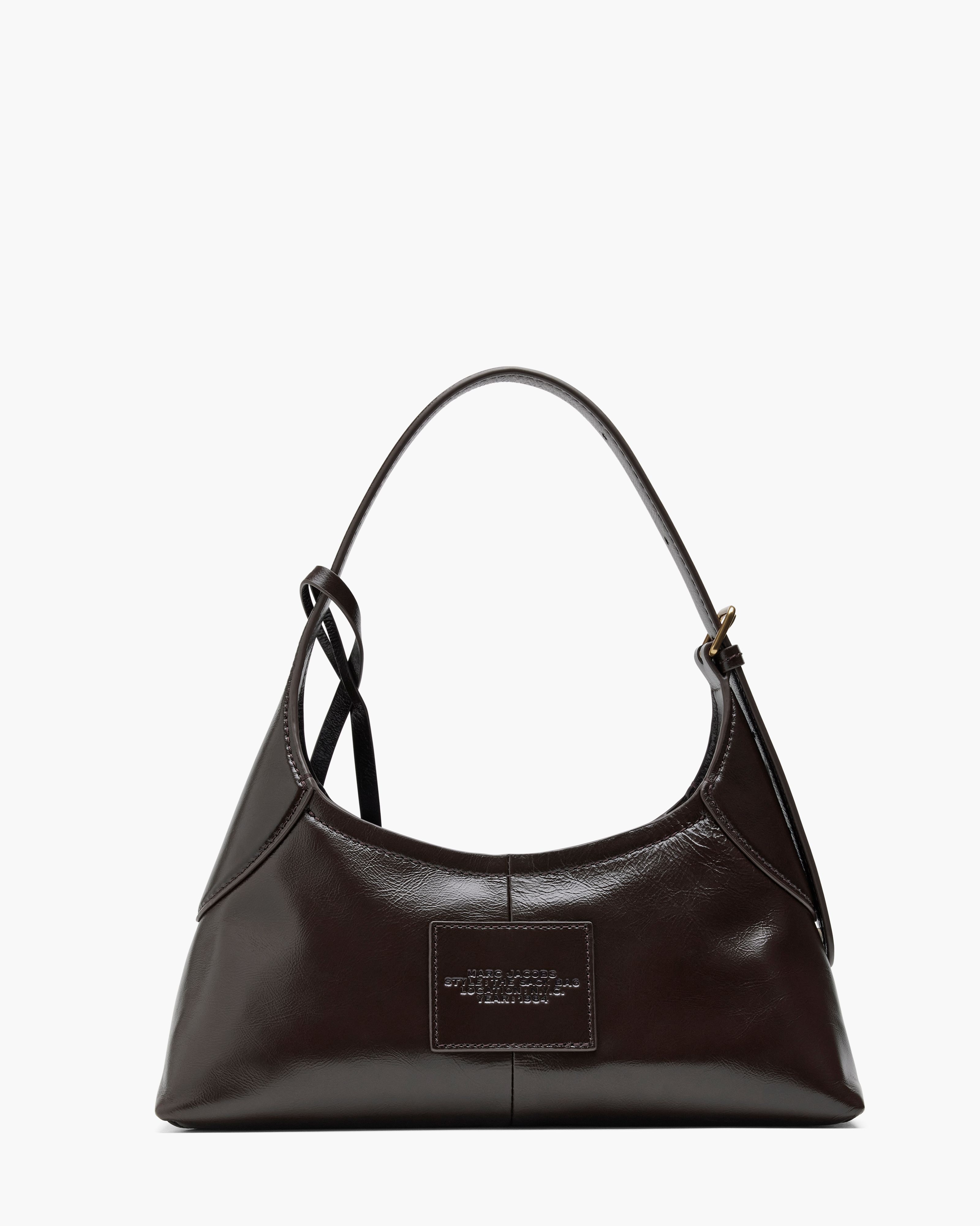 Túi Belted Sack Bag In Crinkle Leather Small
