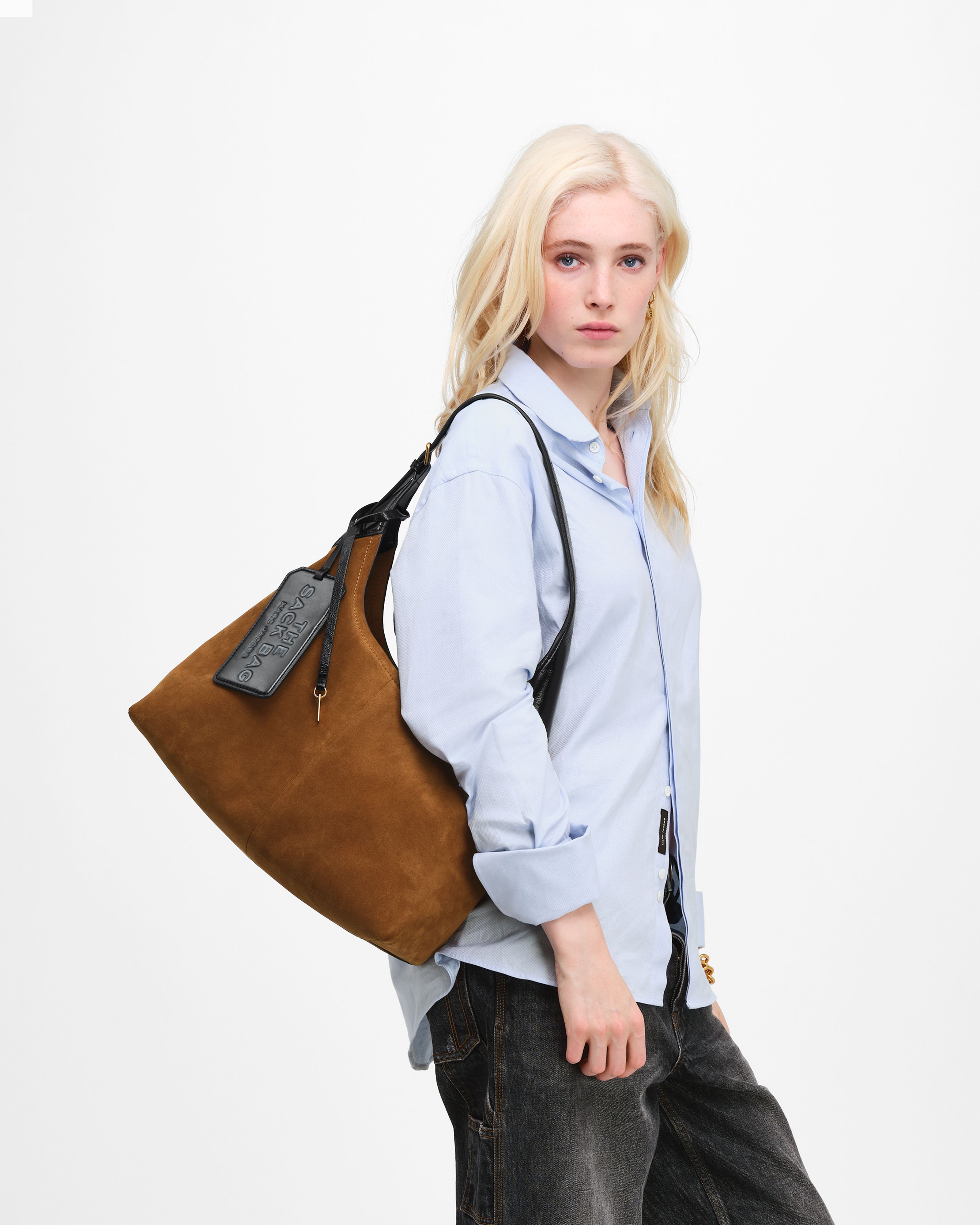 Marc Jacobs - Túi Belted Sack In Suede