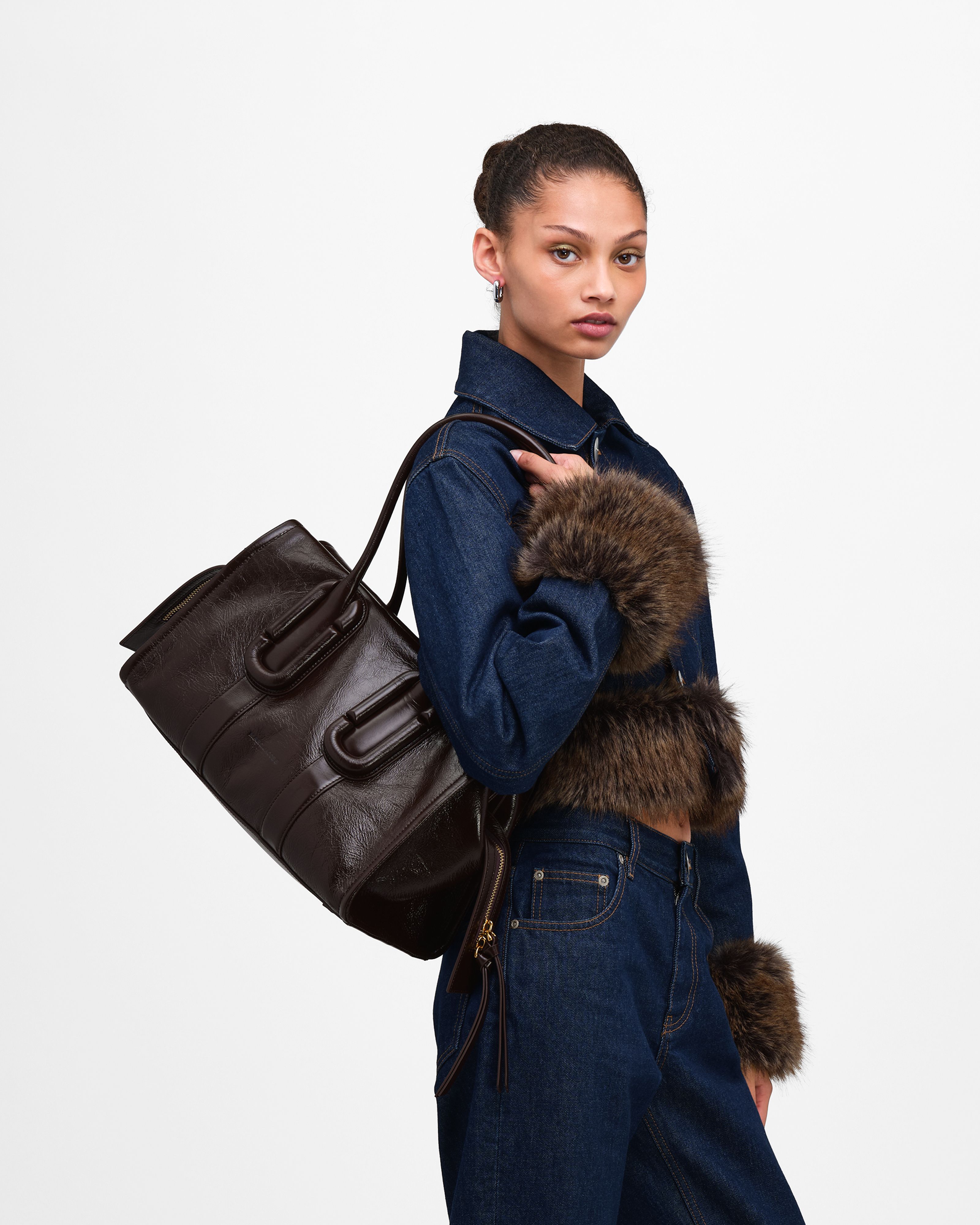 Marc Jacobs - Túi tote Babe City in Crinkle Leather
