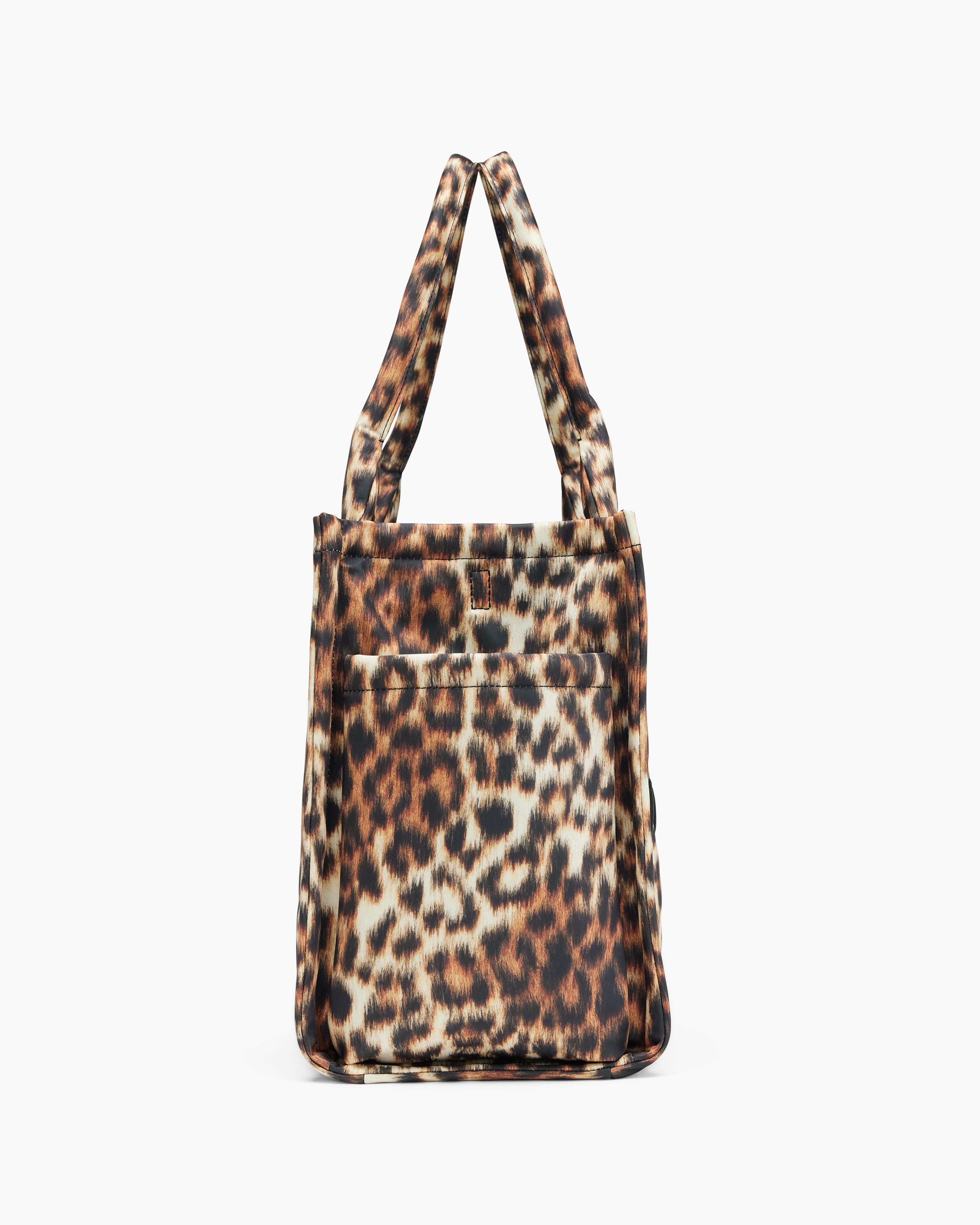 Túi tote Leopard Puffy Nylon Large