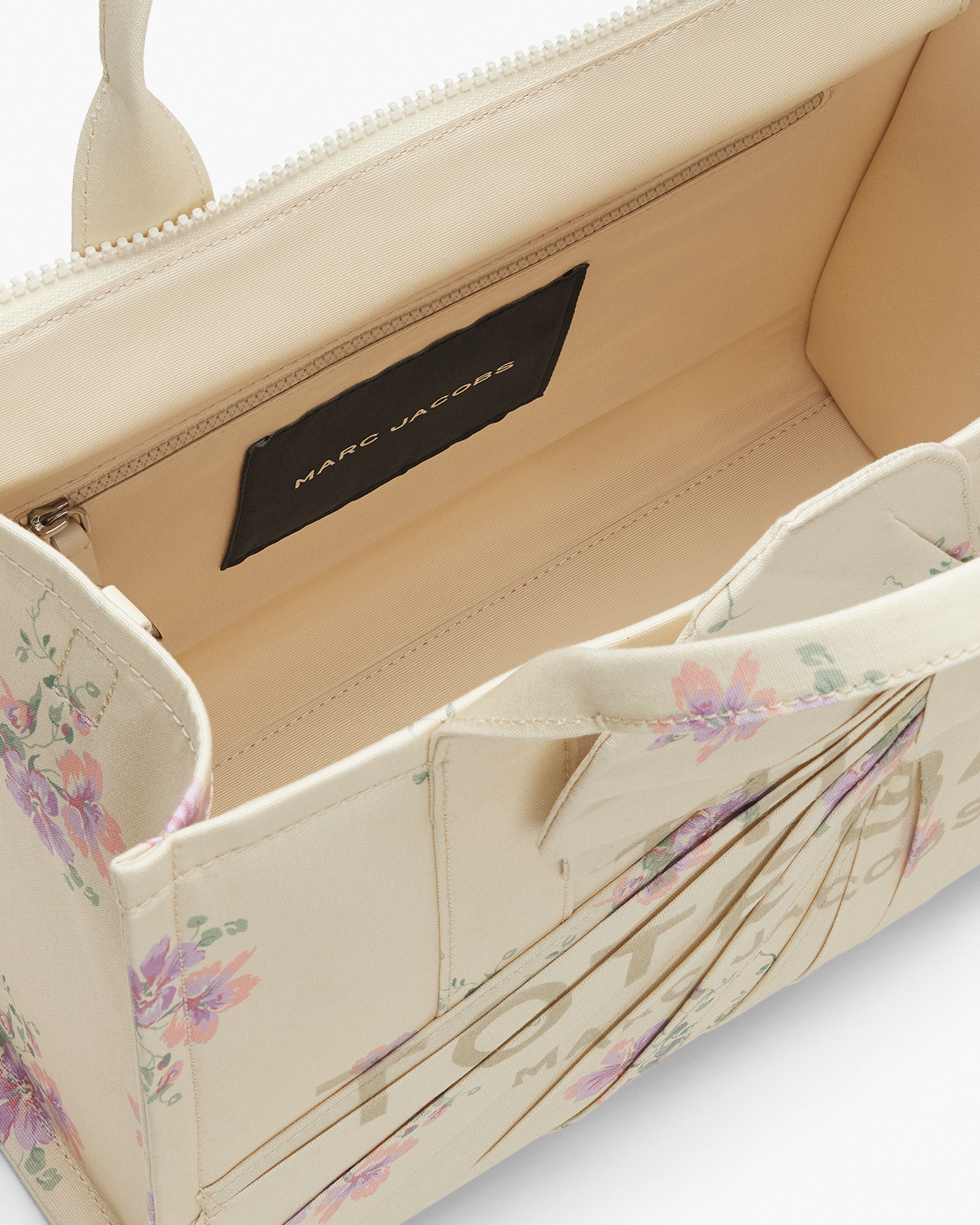Marc Jacobs - Túi tote Antique Floral Canvas With Oversized Bow Medium