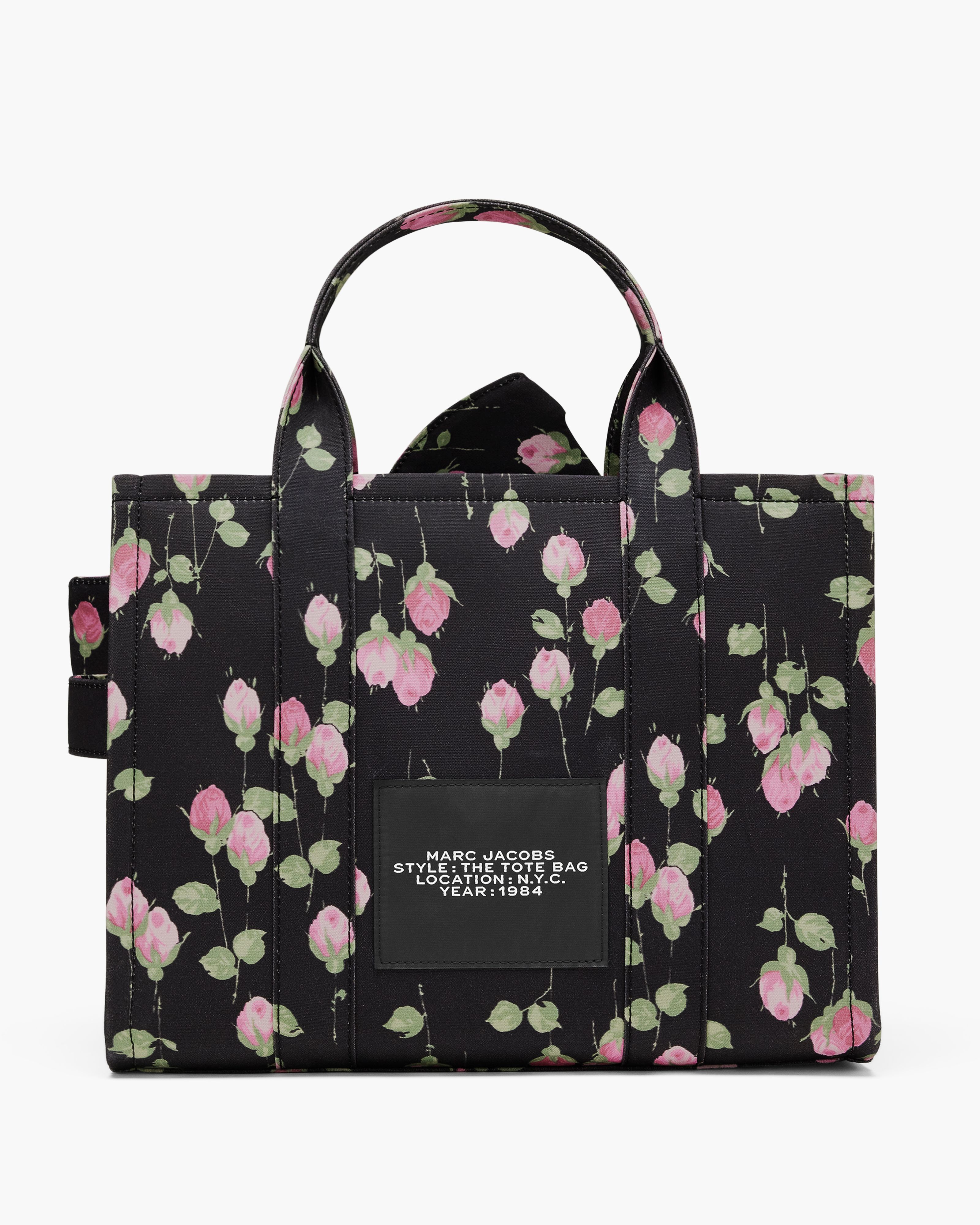 Marc Jacobs - Túi tote Vintage Floral Canvas With Oversized Bow Medium