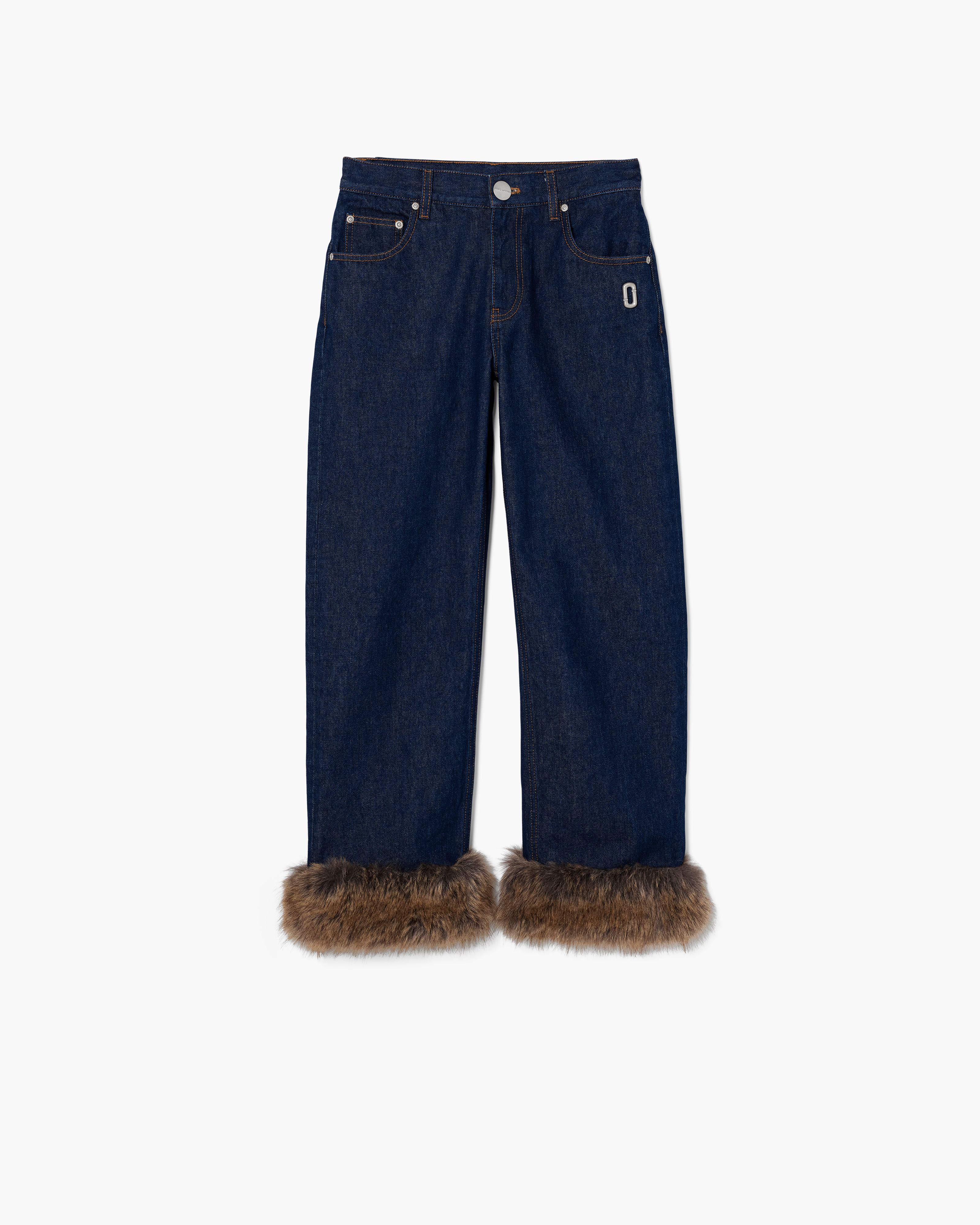 Marc Jacobs - Quần Jeans Faux Fur Cropped