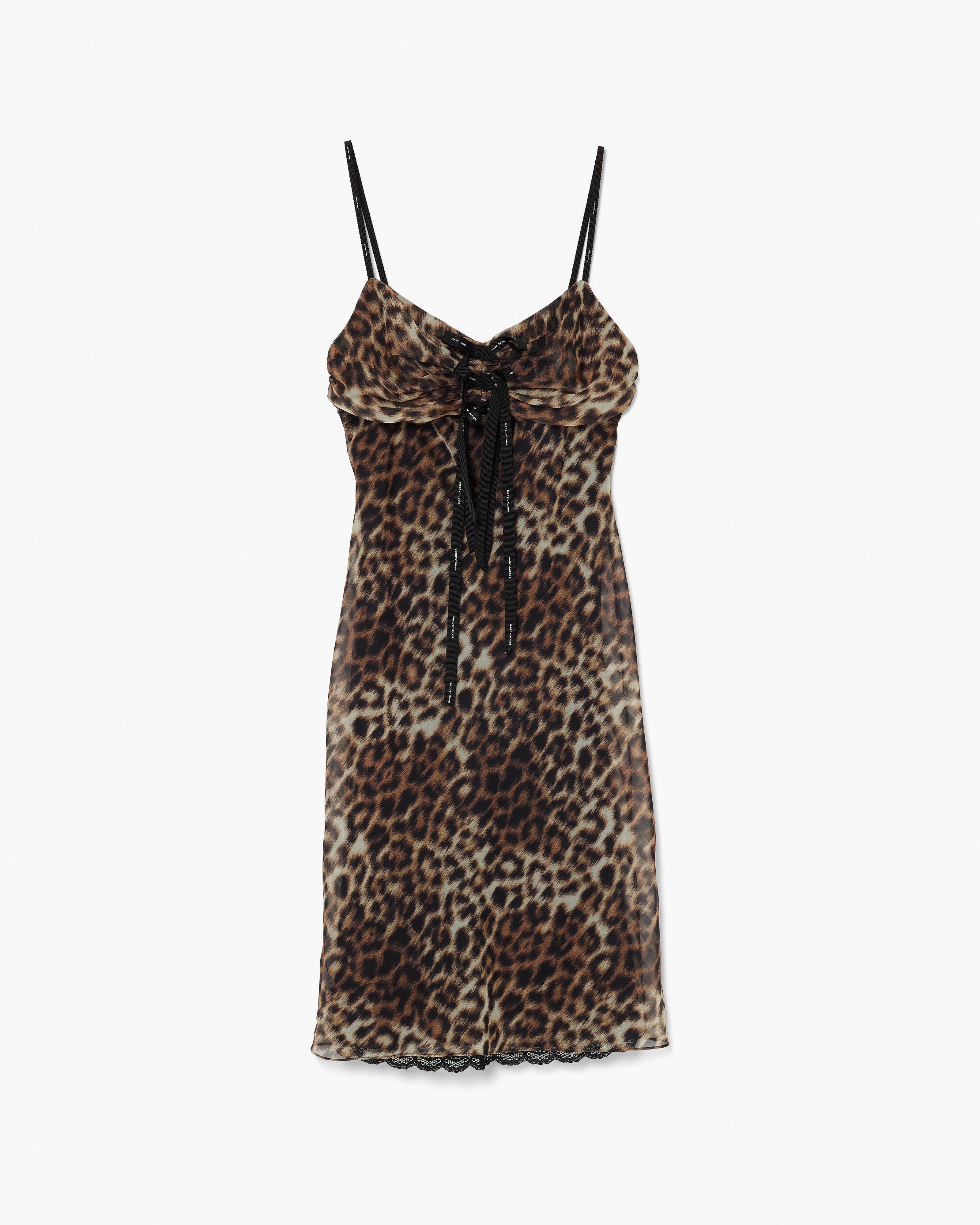 Marc Jacobs - Váy Leopard Slip