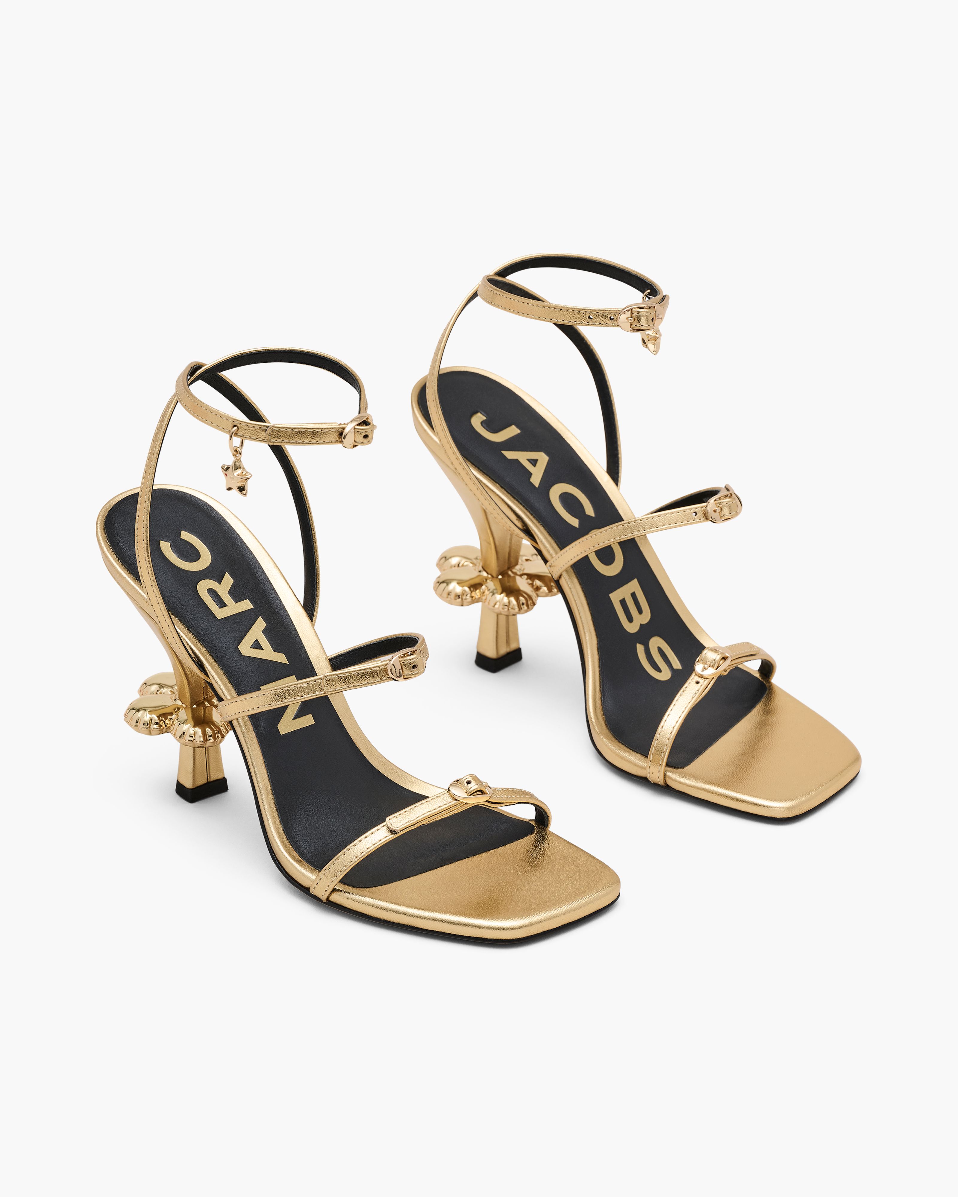 Marc Jacobs - Giày cao gót Metallic Leather Daisy