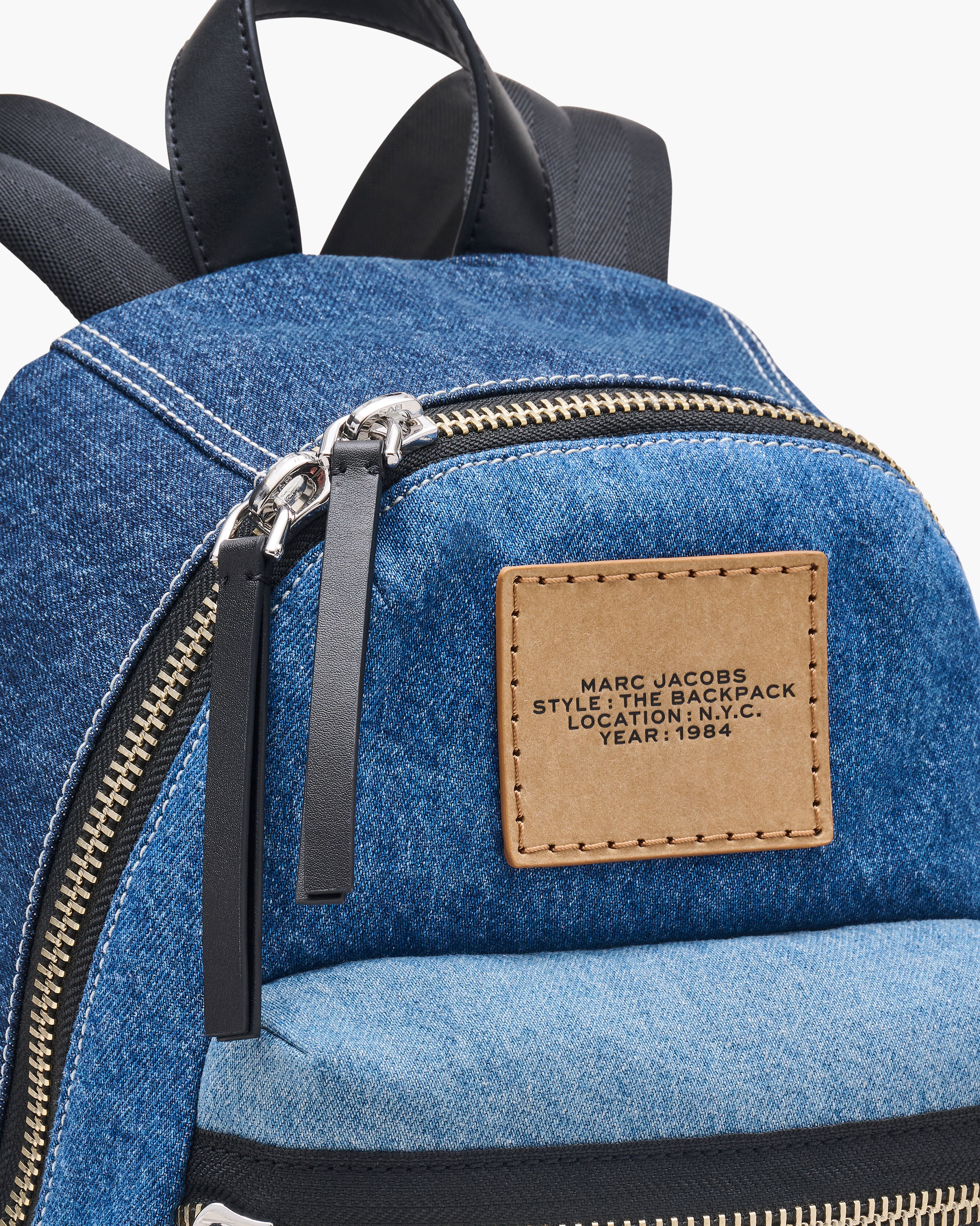 Marc Jacobs - Ba lô Biker Colorblock Denim medium