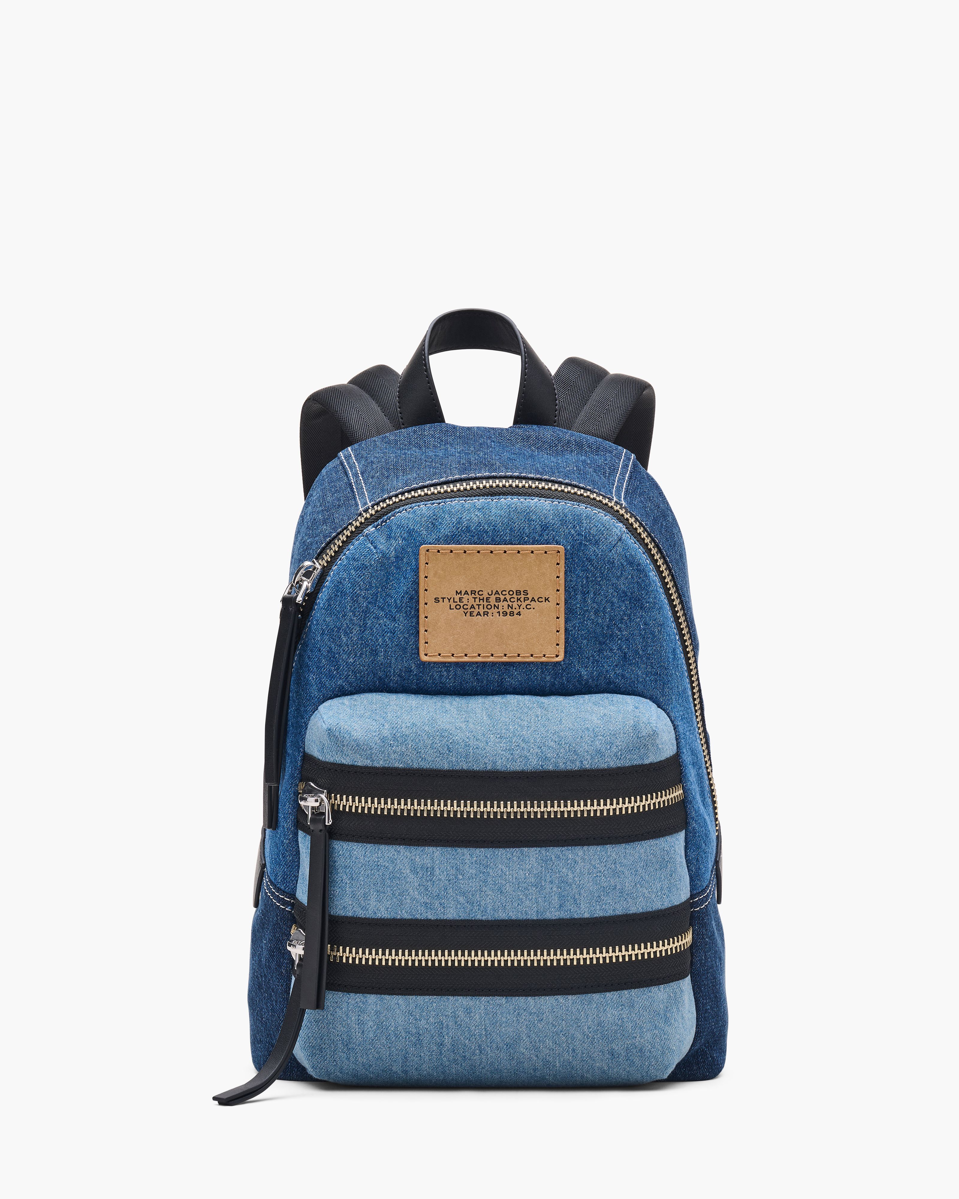 Marc Jacobs - Ba lô Biker Colorblock Denim medium