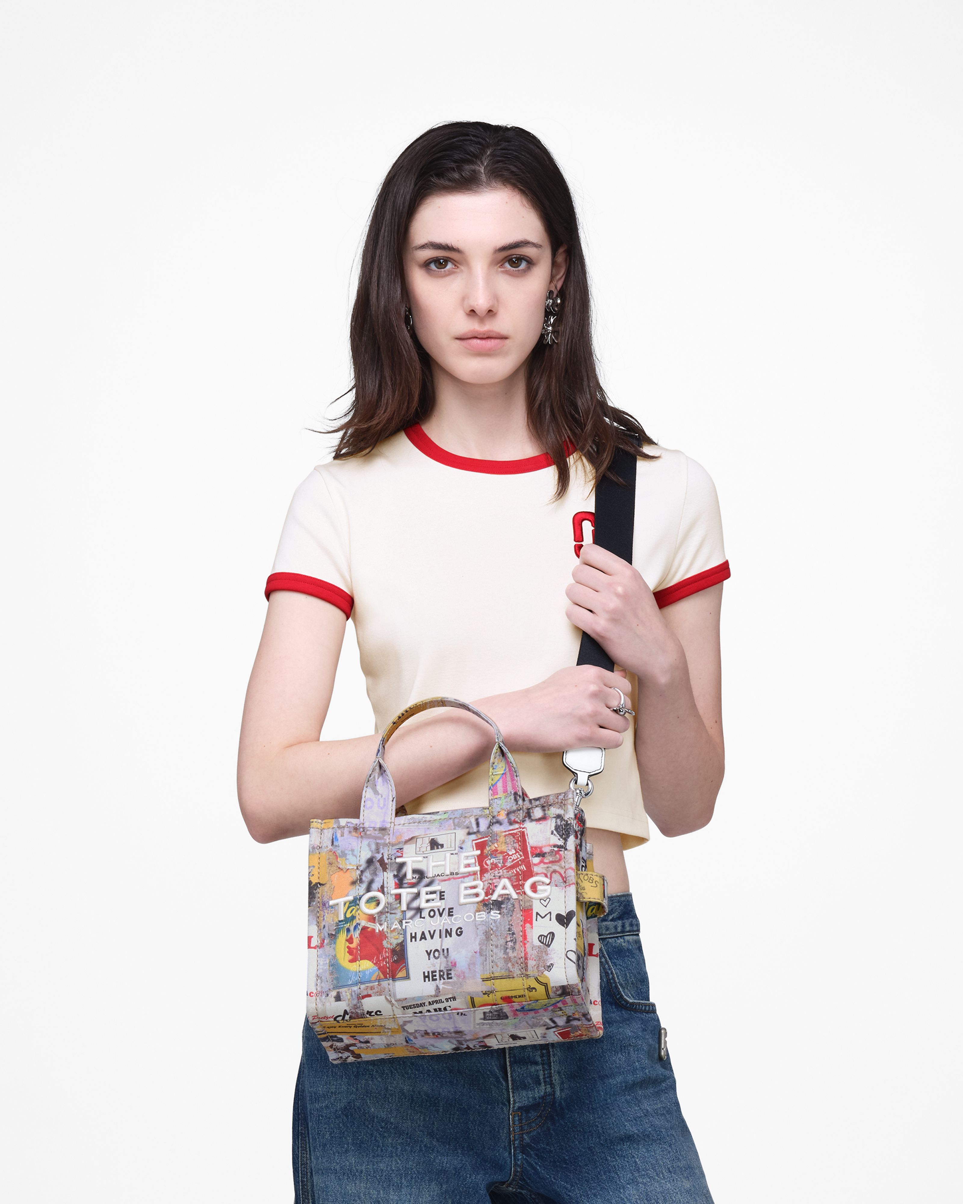 Marc Jacobs - Túi tote The Pop Americana Canvas Small