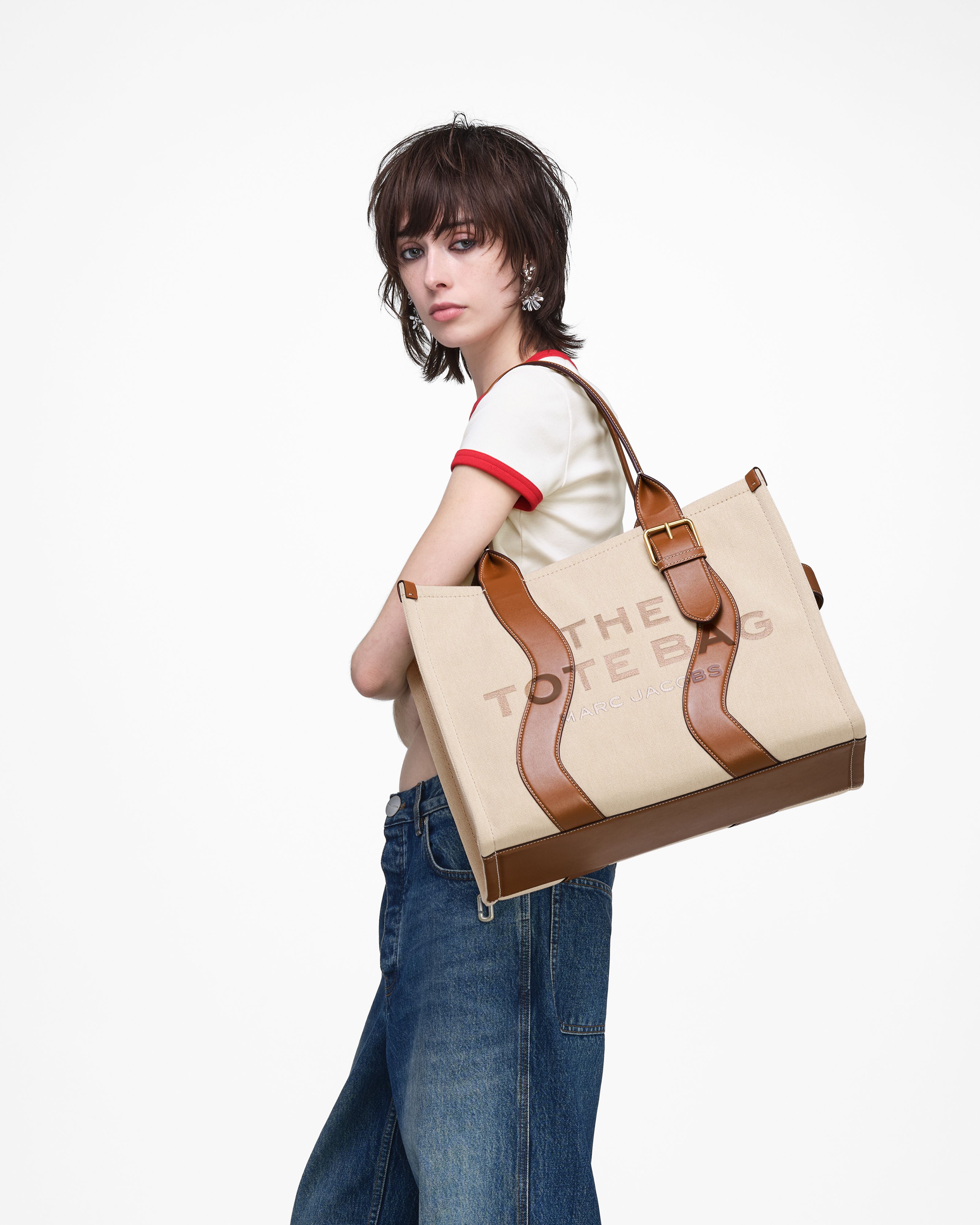 Marc Jacobs - Túi tote The Wavy Canvas Large