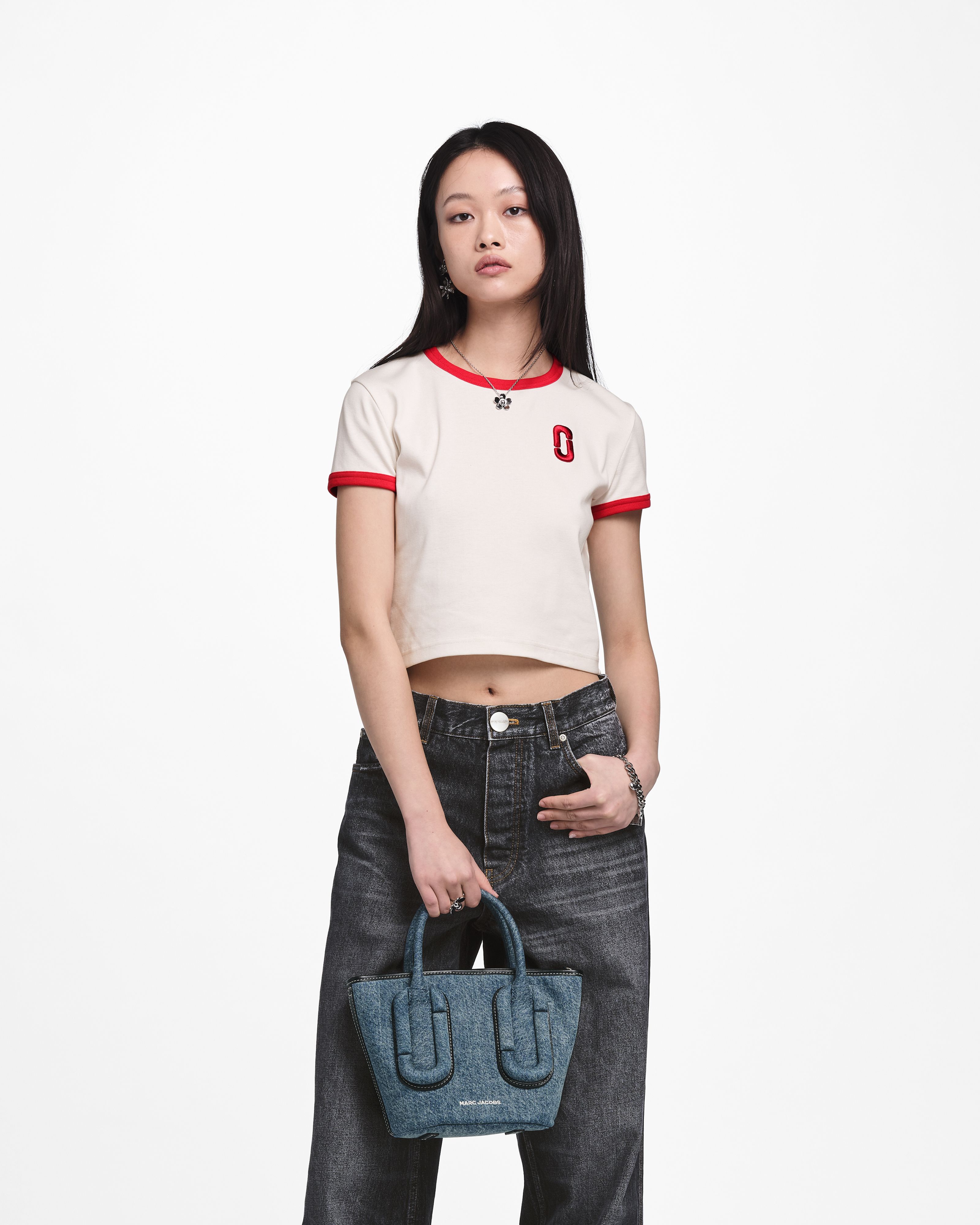 Marc Jacobs - Túi tote Babe In Denim Small