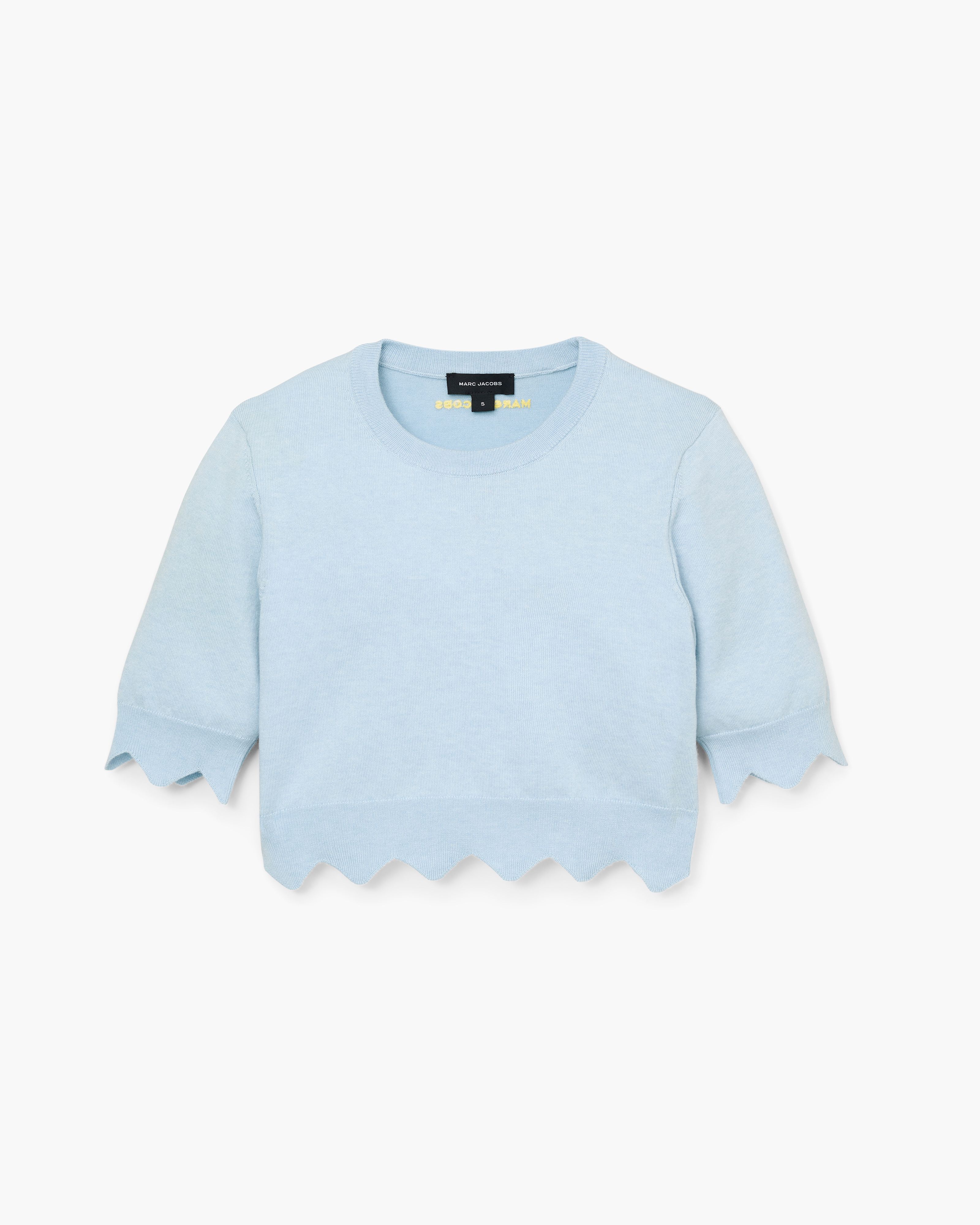 Marc Jacobs - Áo sweater Scallop Daisy Crop