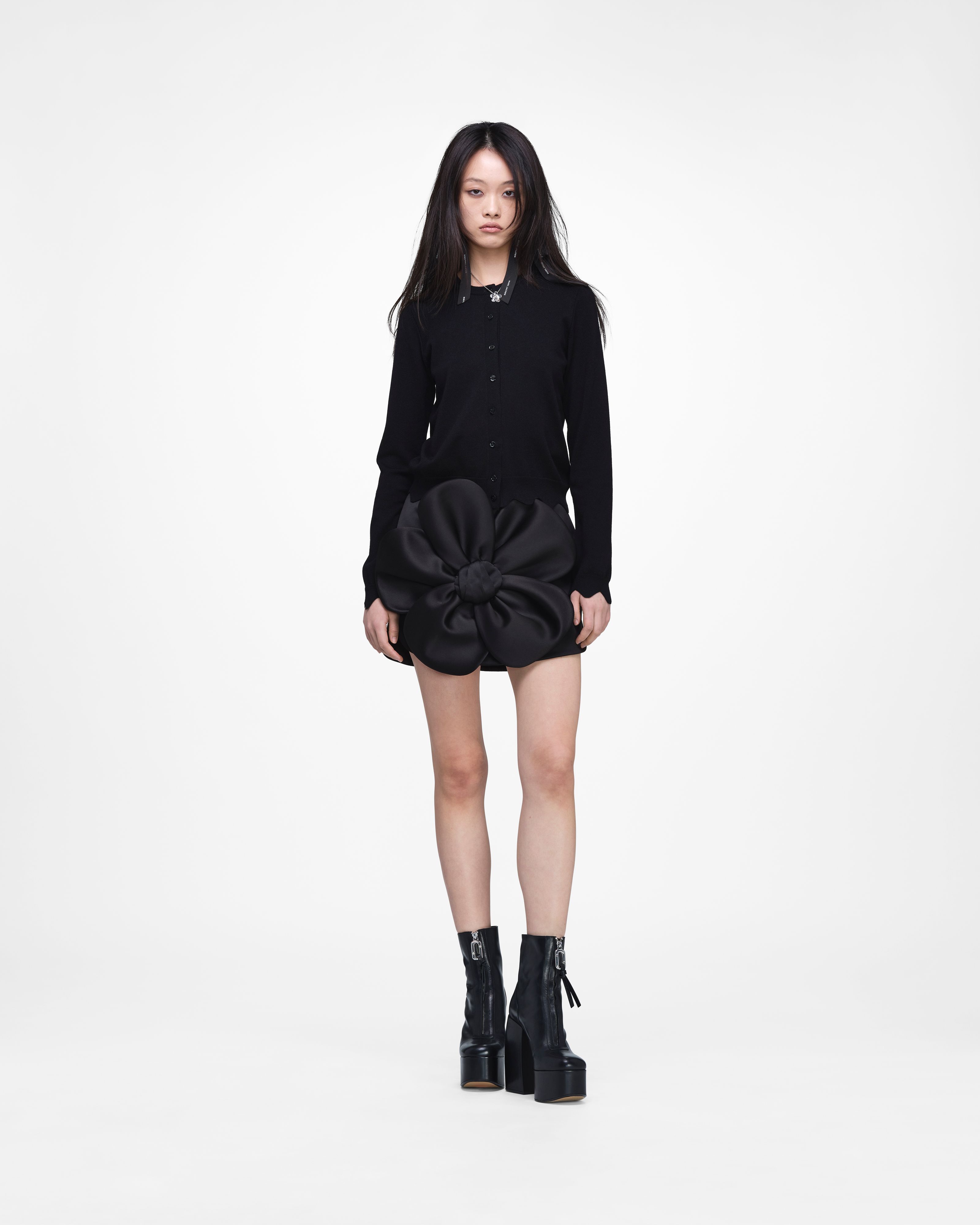 Marc Jacobs - Áo cardigan Scallop Daisy