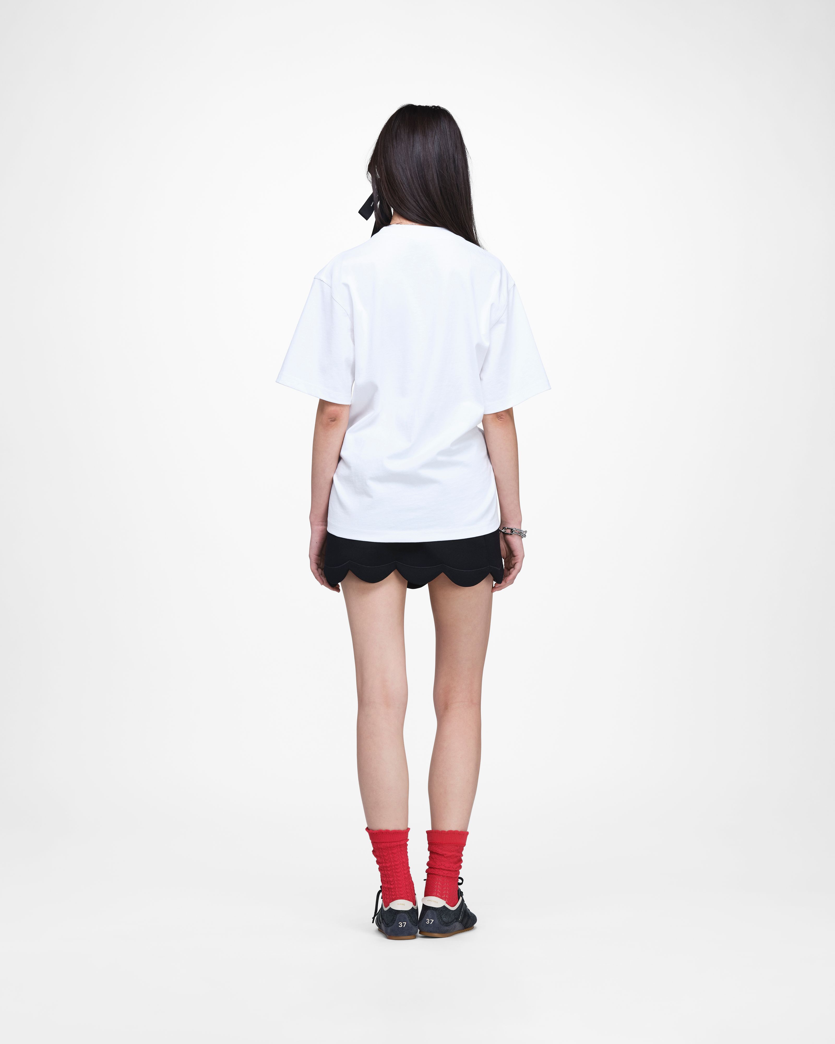 Marc Jacobs - Áo thun boxy Pop J Marc Logo Drape