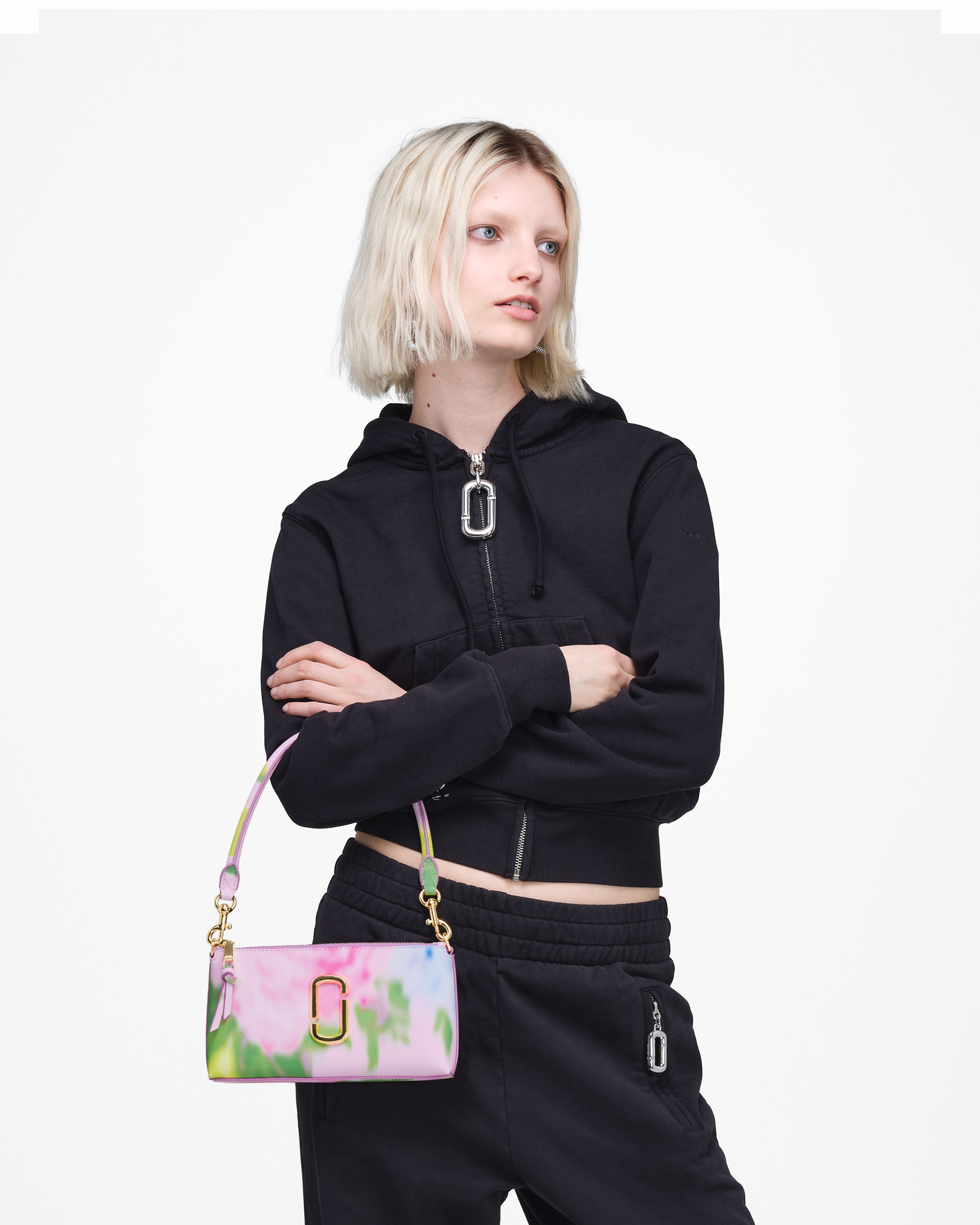Marc Jacobs - Túi đeo vai The Blurred Floral Snapshot Convertible
